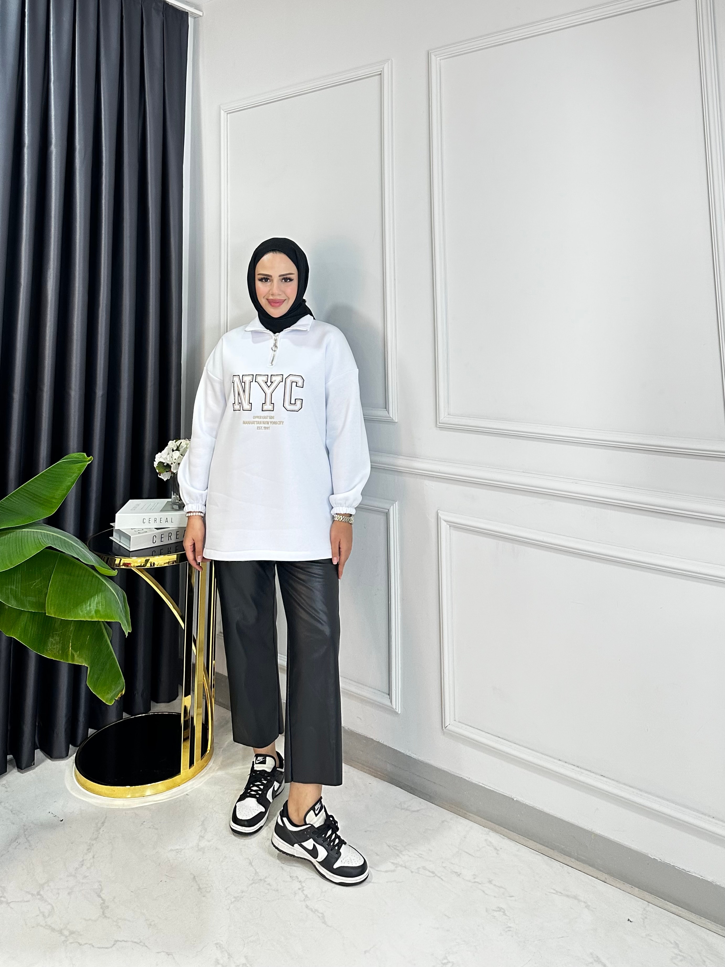 Nyc Şardonlu Sweat