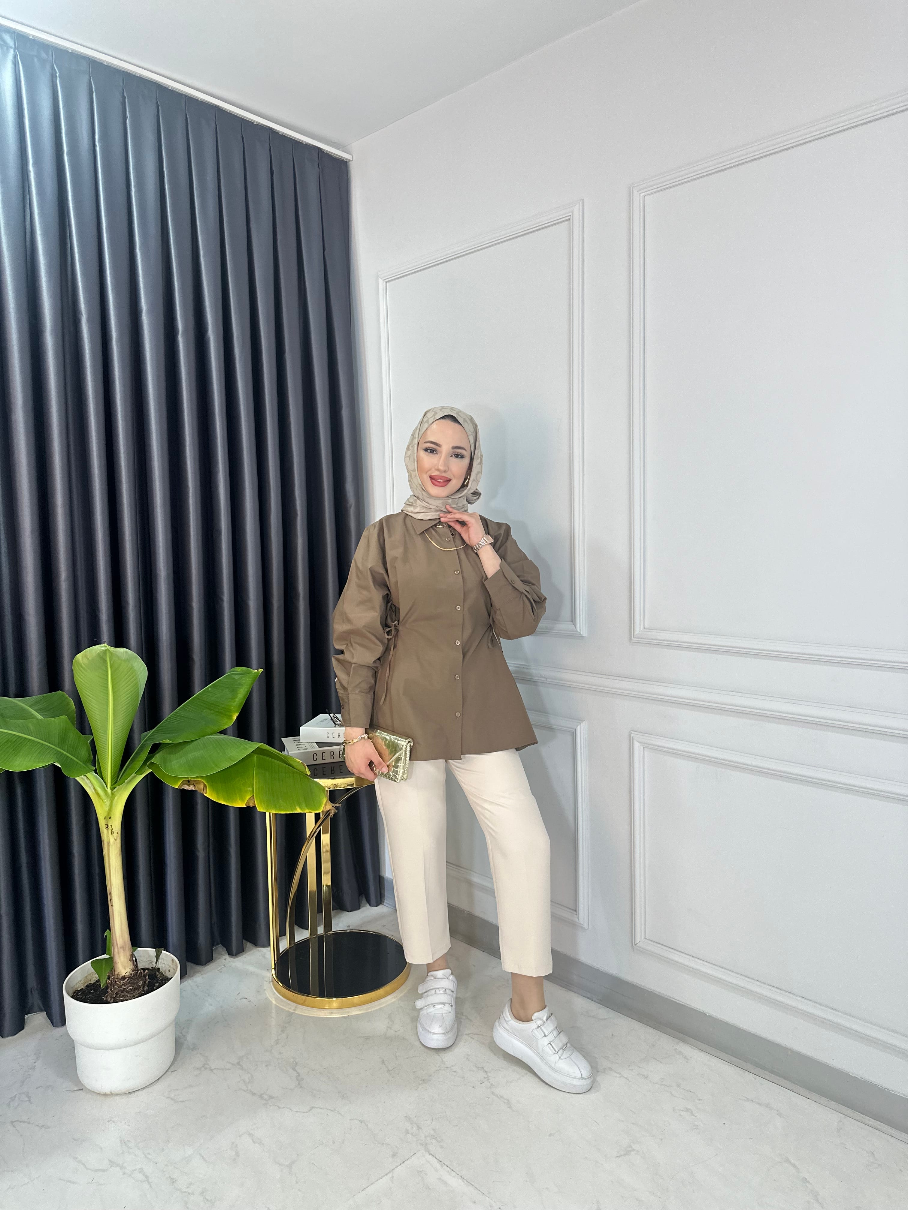 Yandan Bağlamalı Gömlek