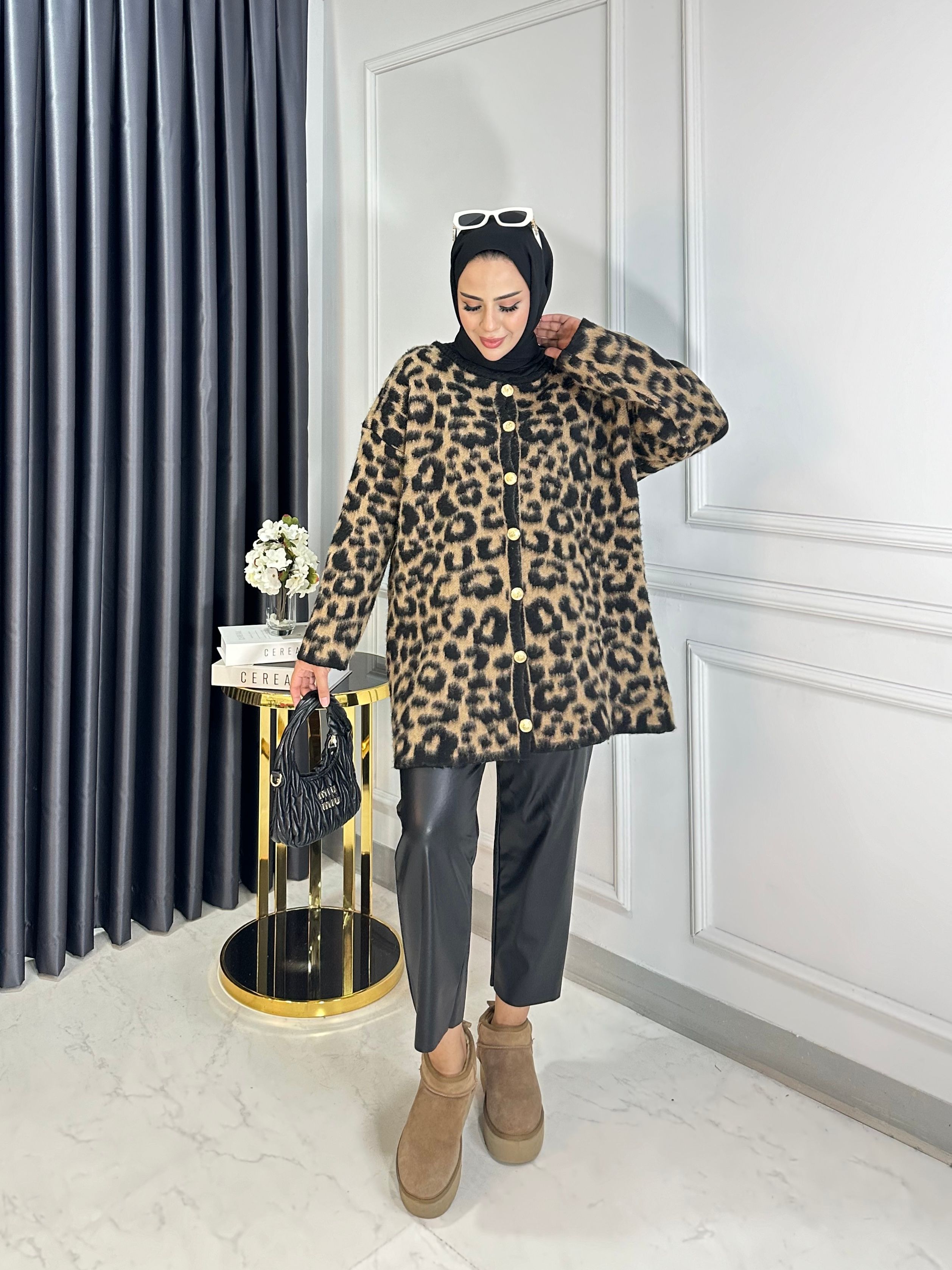 Leopar Yün Hırka