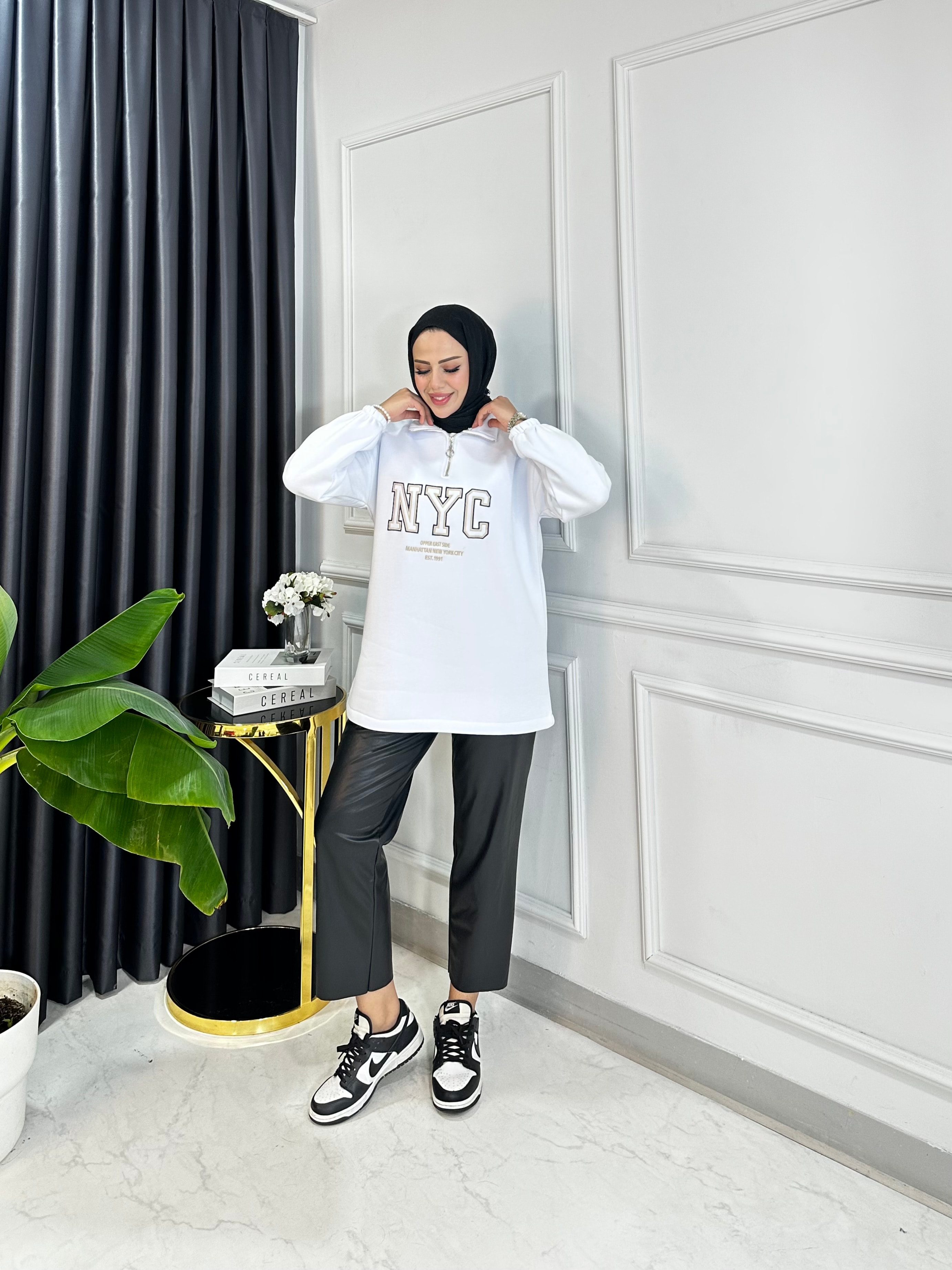 Nyc Şardonlu Sweat