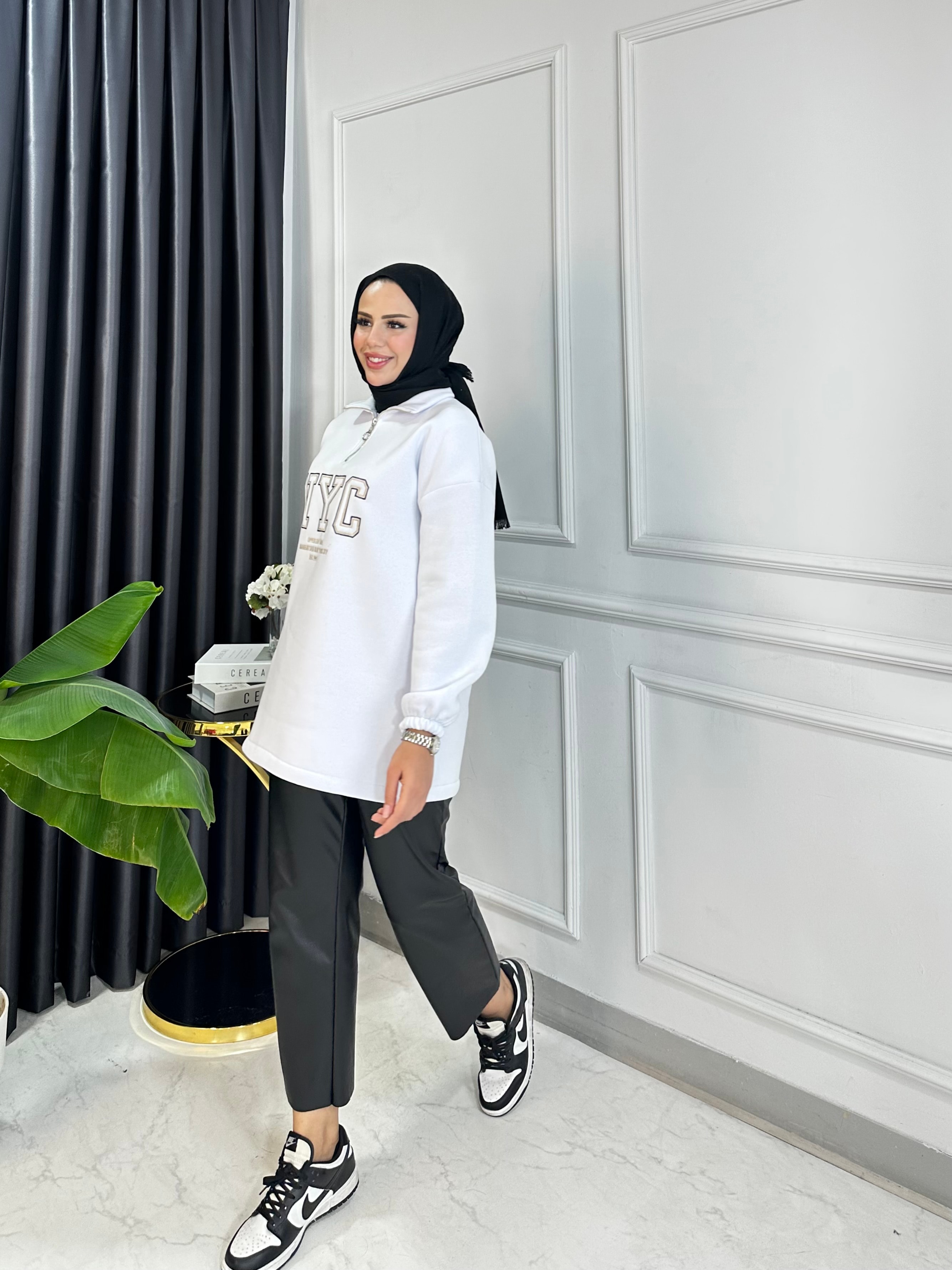 Nyc Şardonlu Sweat
