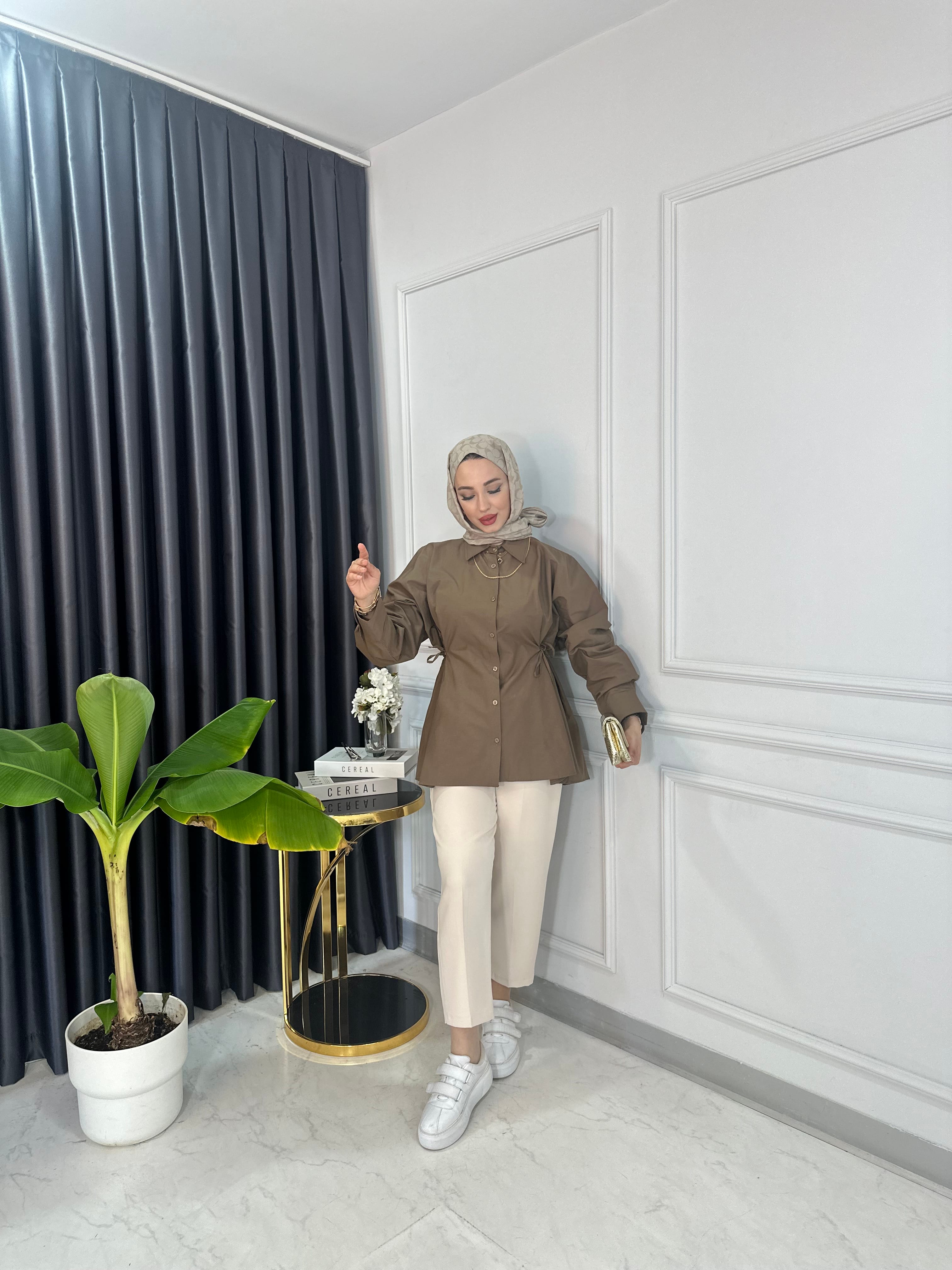 Yandan Bağlamalı Gömlek