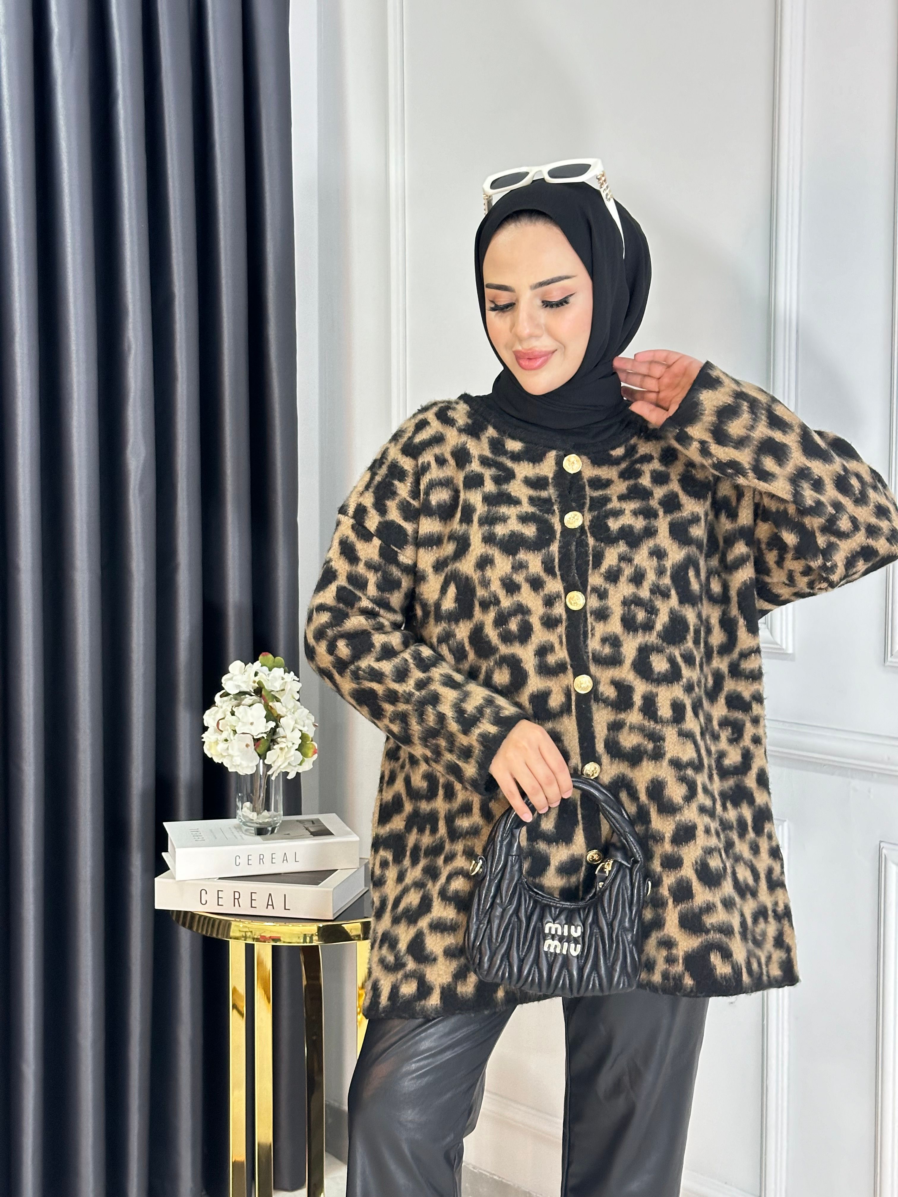 Leopar Yün Hırka