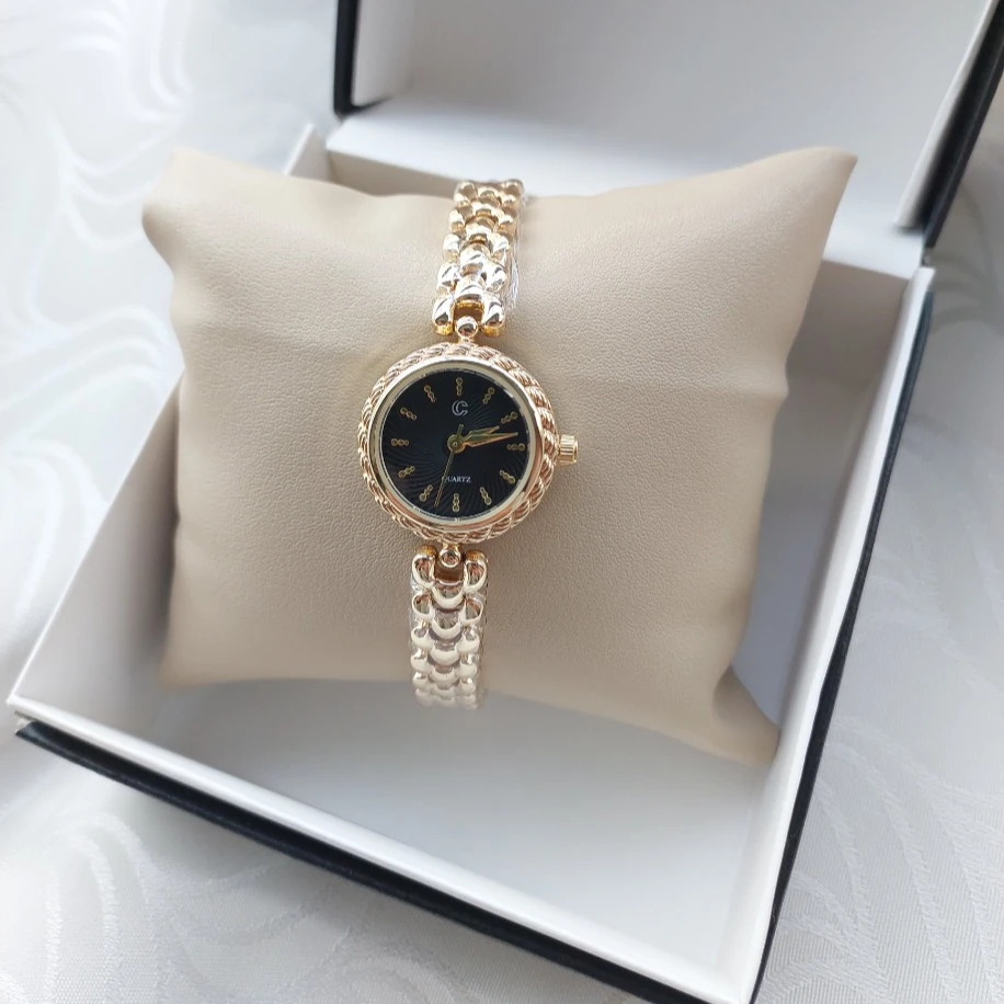 Elegance Gold Siyah Saat