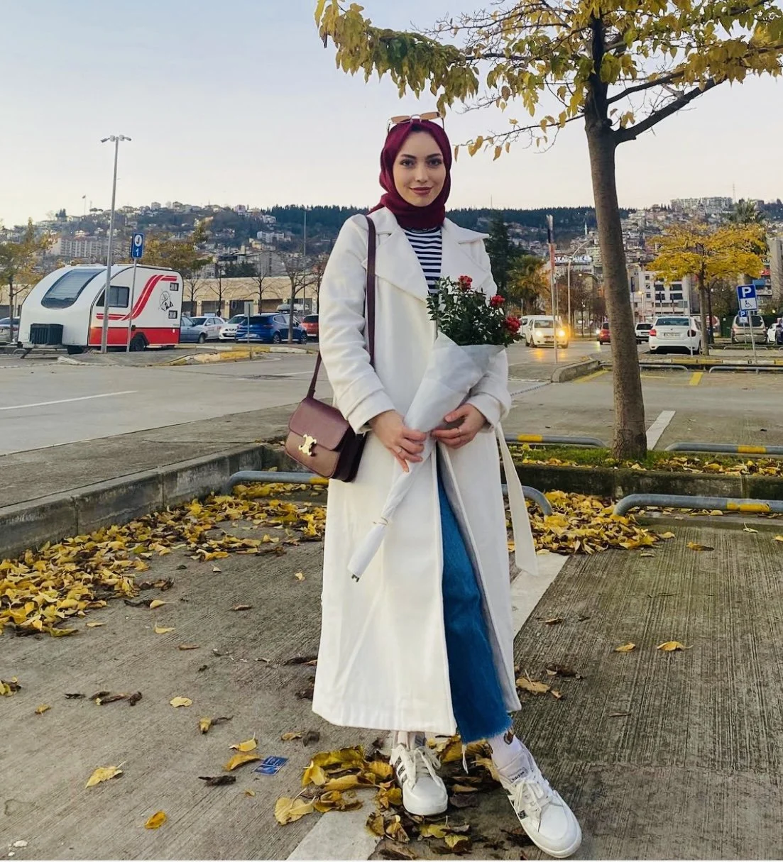 Geniş Yaka Kaşe Kaban