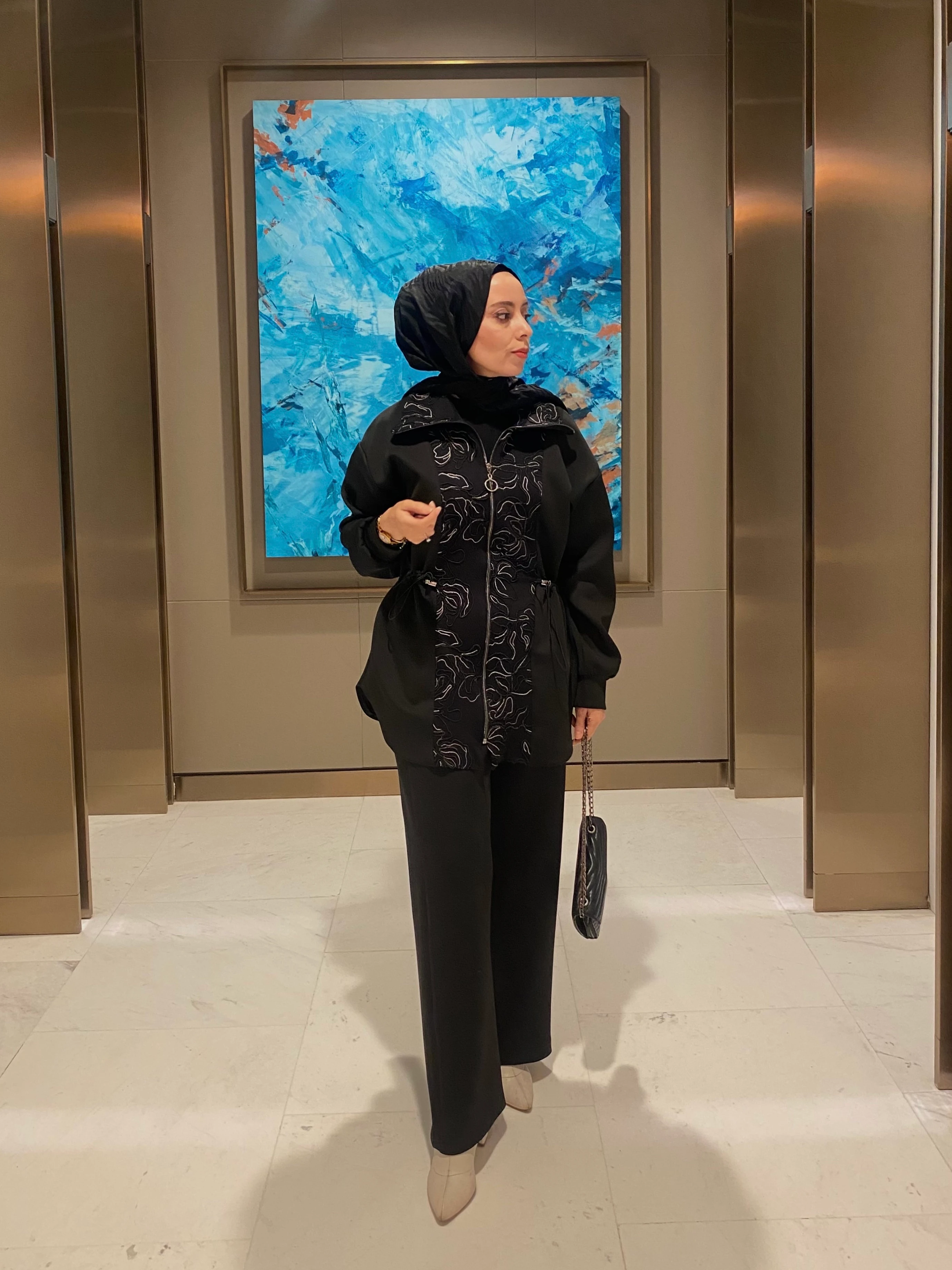 Nakış Detaylı Scuba Takım