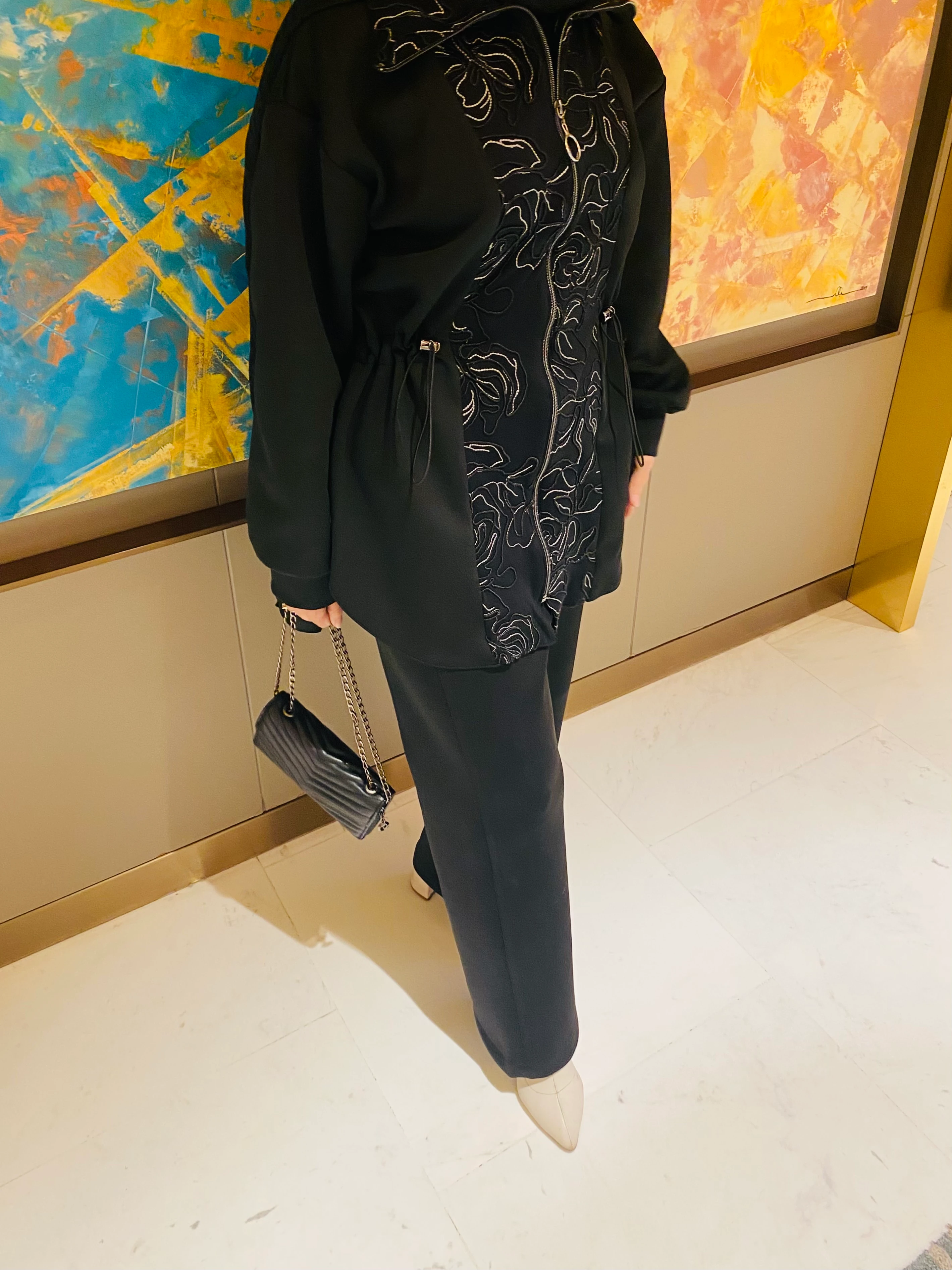 Nakış Detaylı Scuba Takım