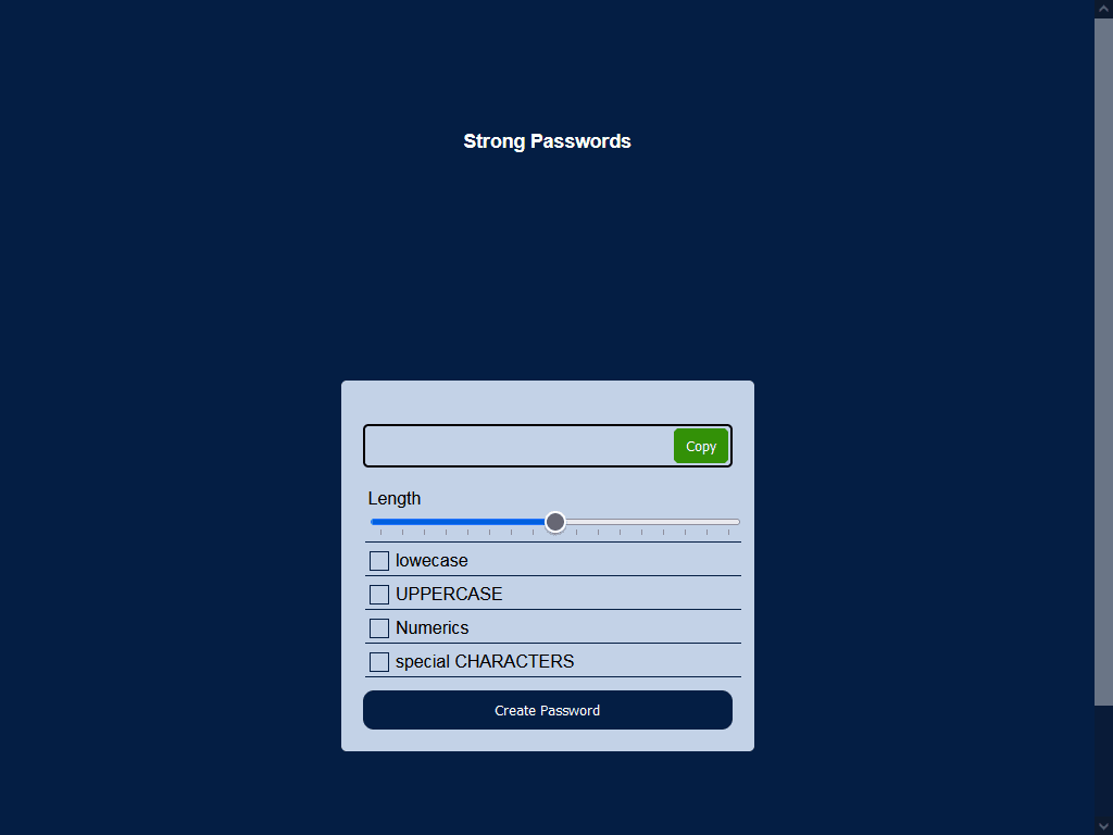  Strong Passwords