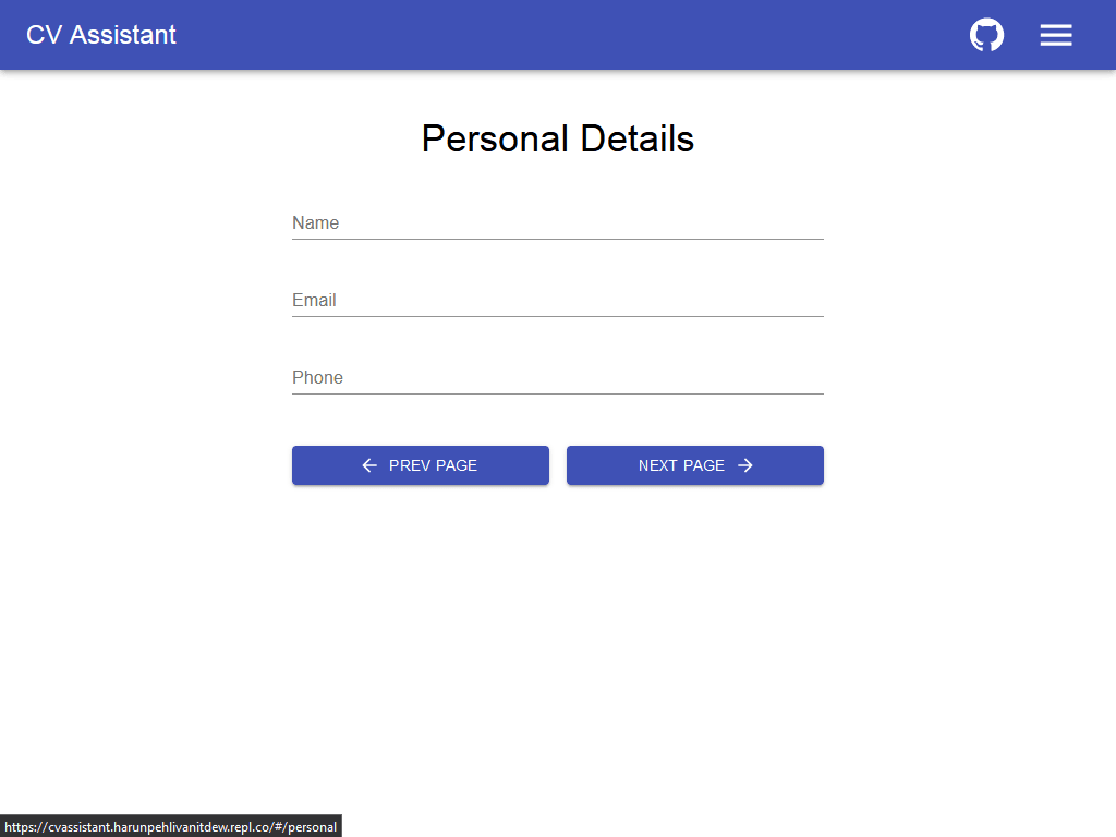  CV Assistant
