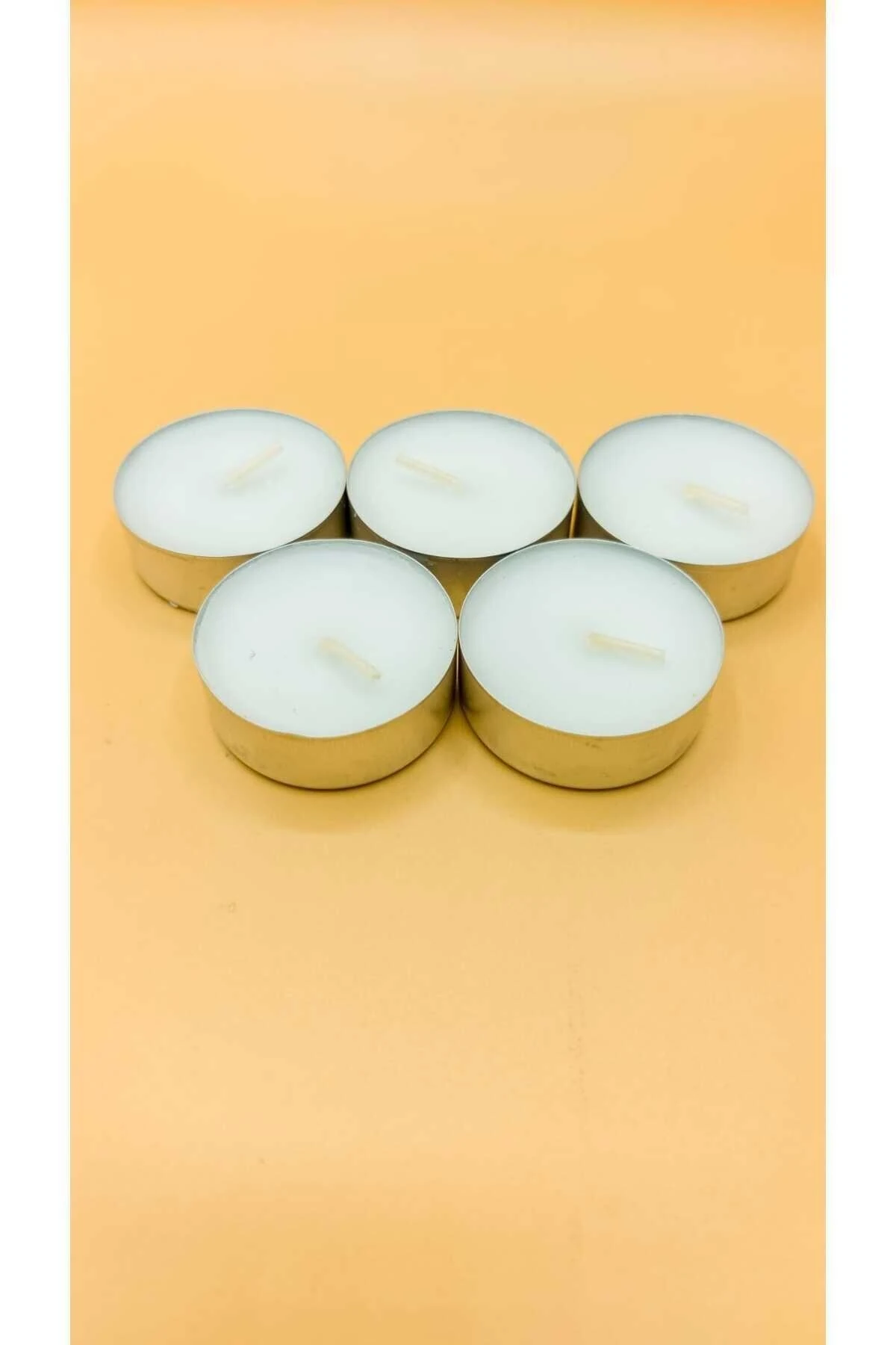 Tealight Mum Mini Boy Soya Parafinli 100 Adet Beyaz (EKONOMİK)