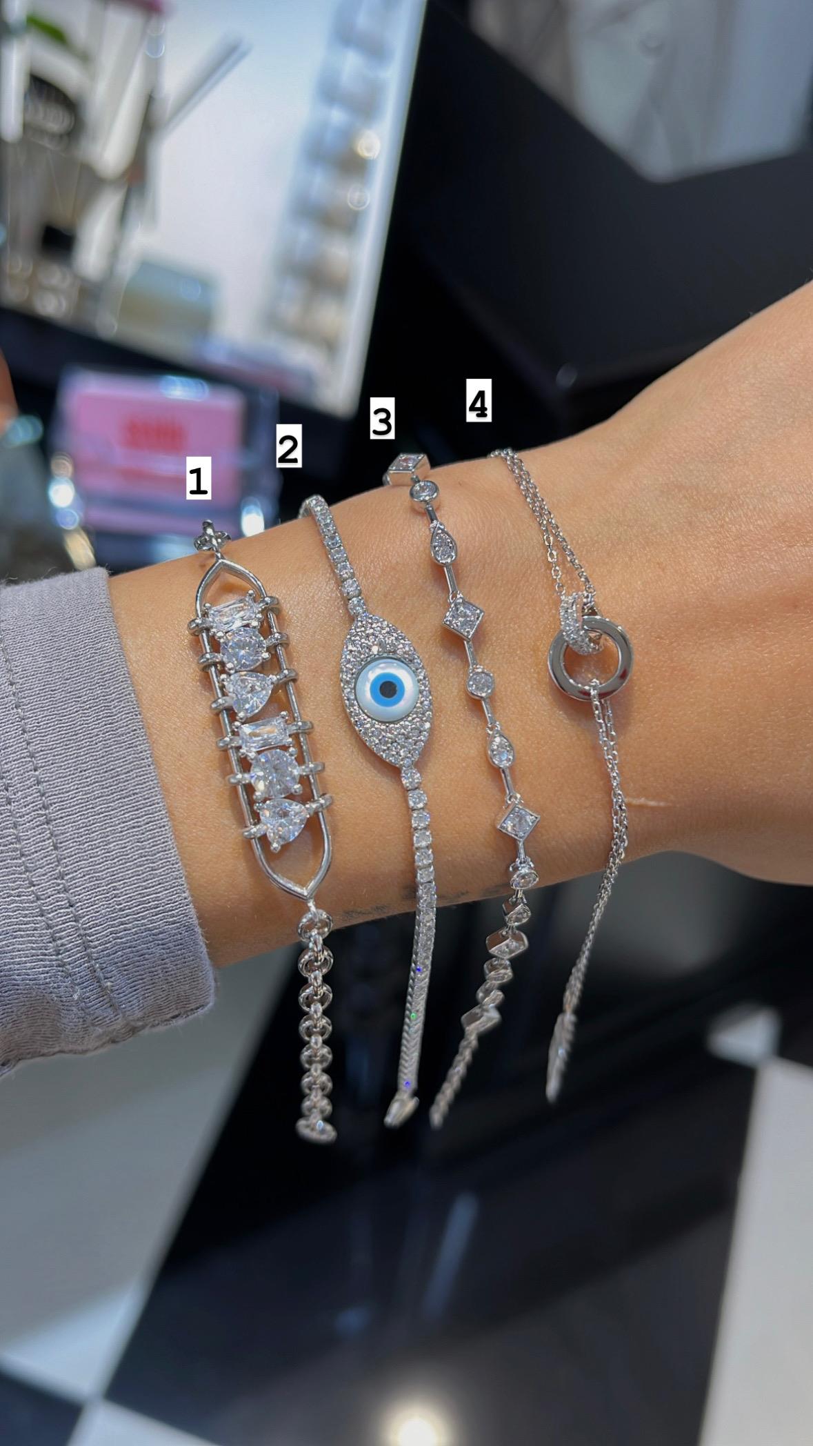 925 silver bileklik model 3