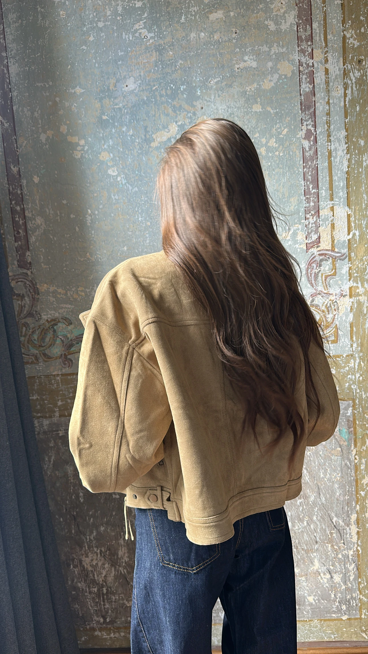 Premıum Süet Beige Ceket