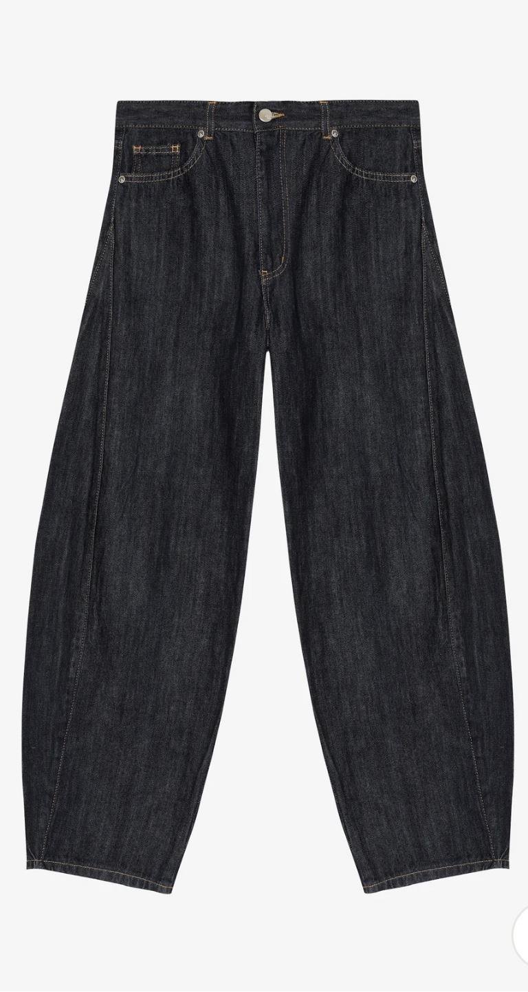 Dikiş Detaylı Baggy Jean