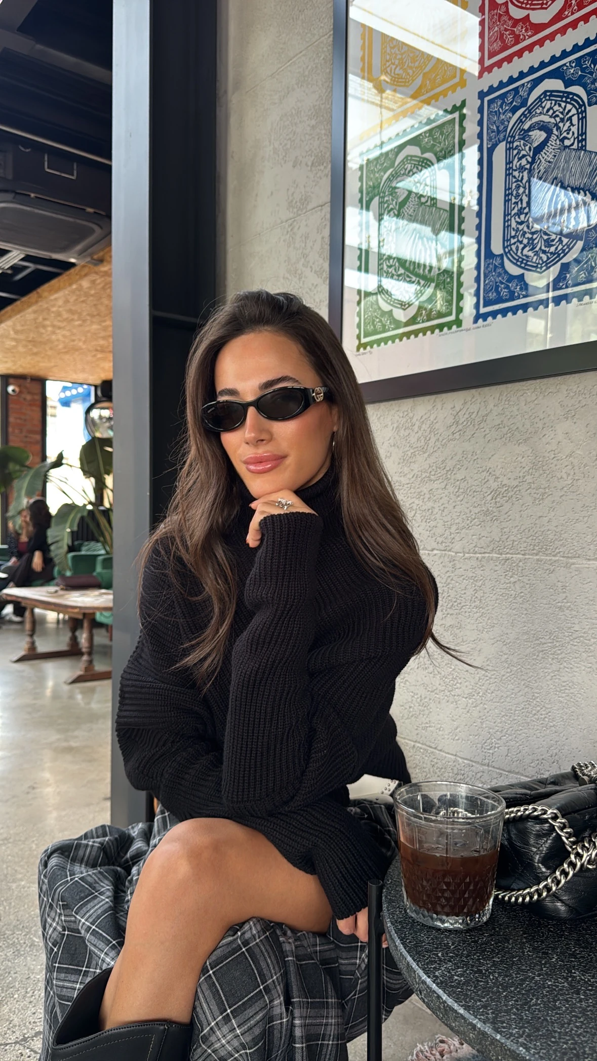 Asimetrik Triko Balıkçıl Kazak