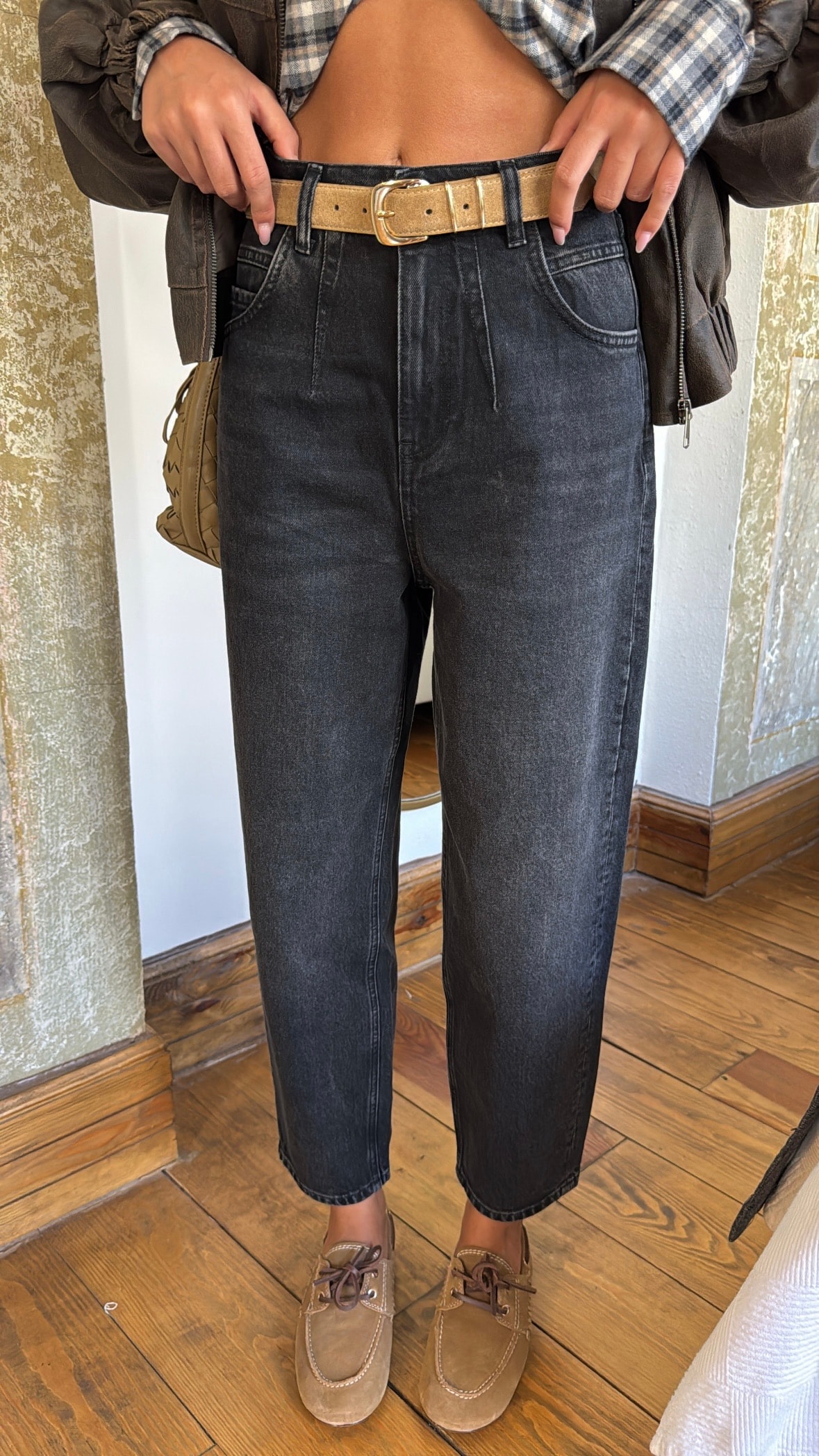 Siyah Baggy Jean