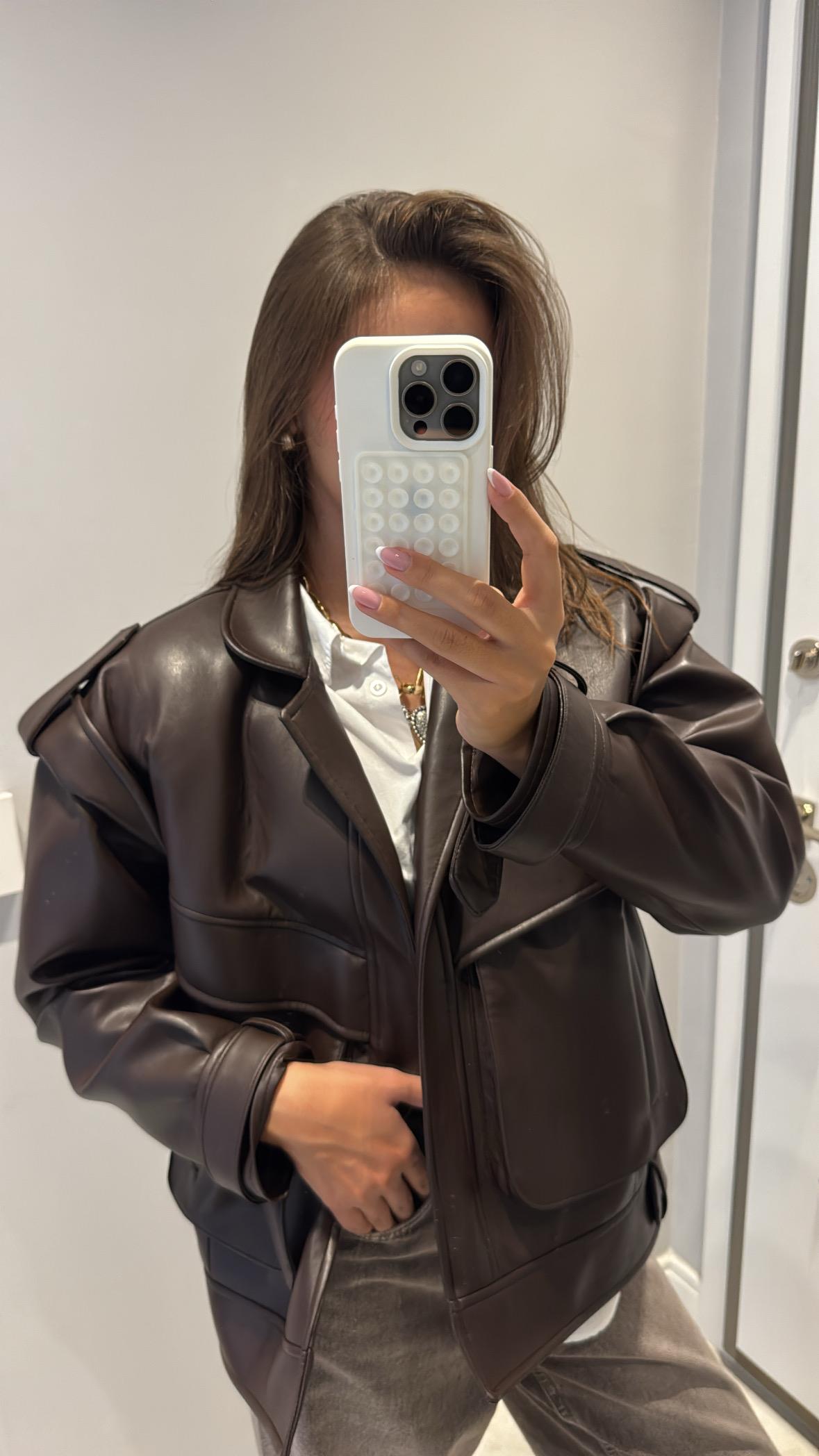 Premıum Biker Deri Ceket