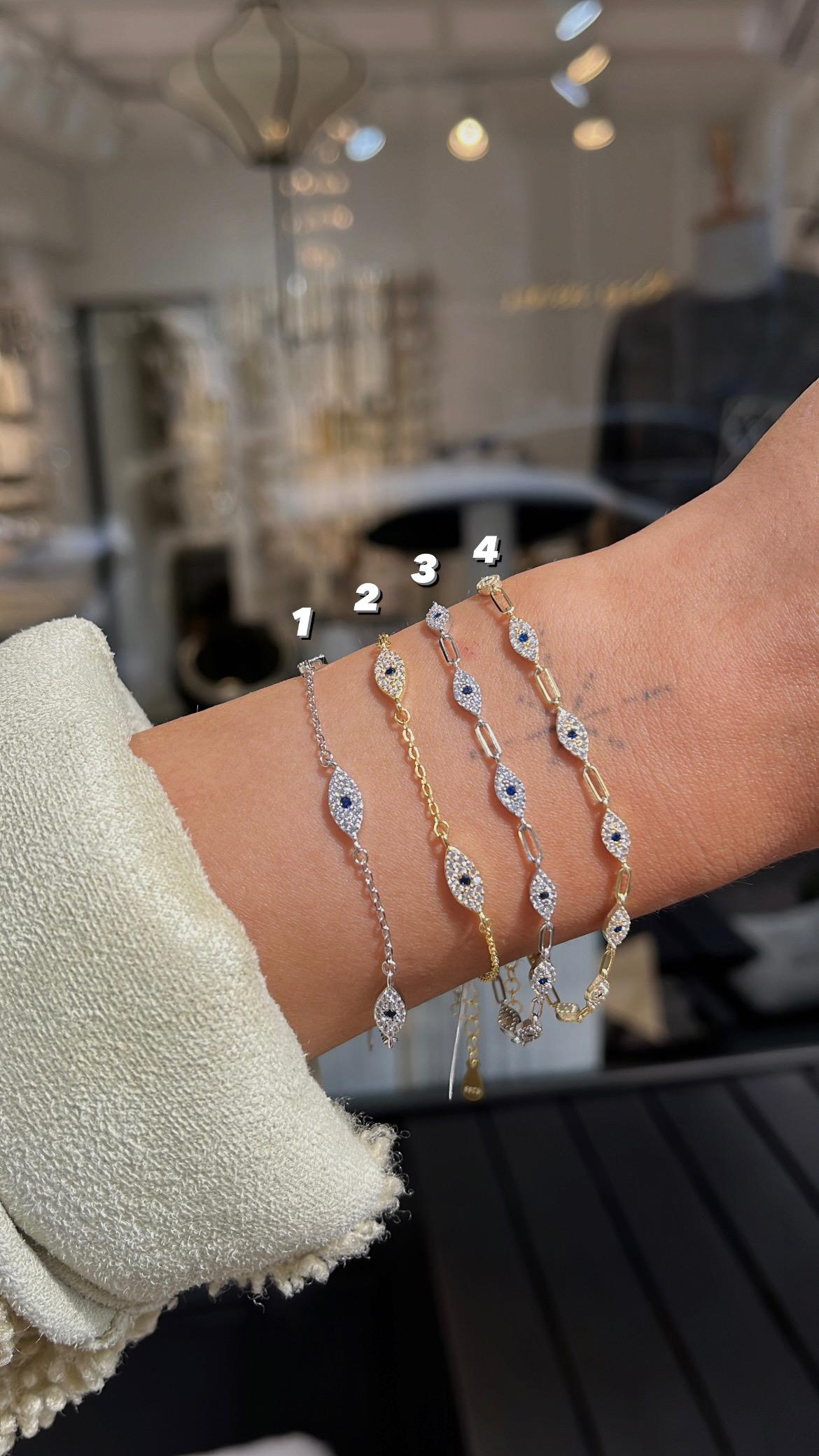 925 silver göz bileklik 1