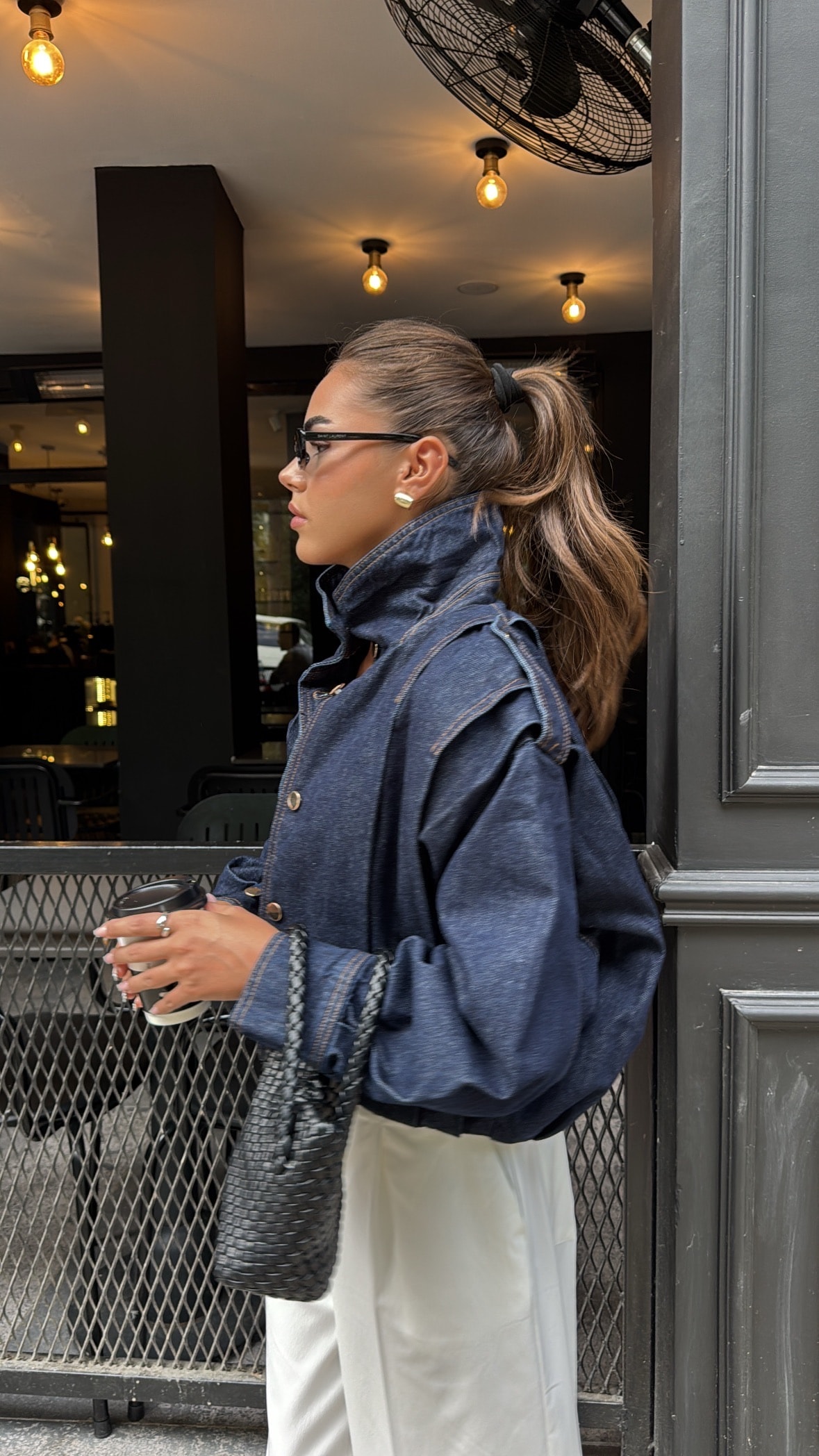 Premium Kot Apoletli Ceket 