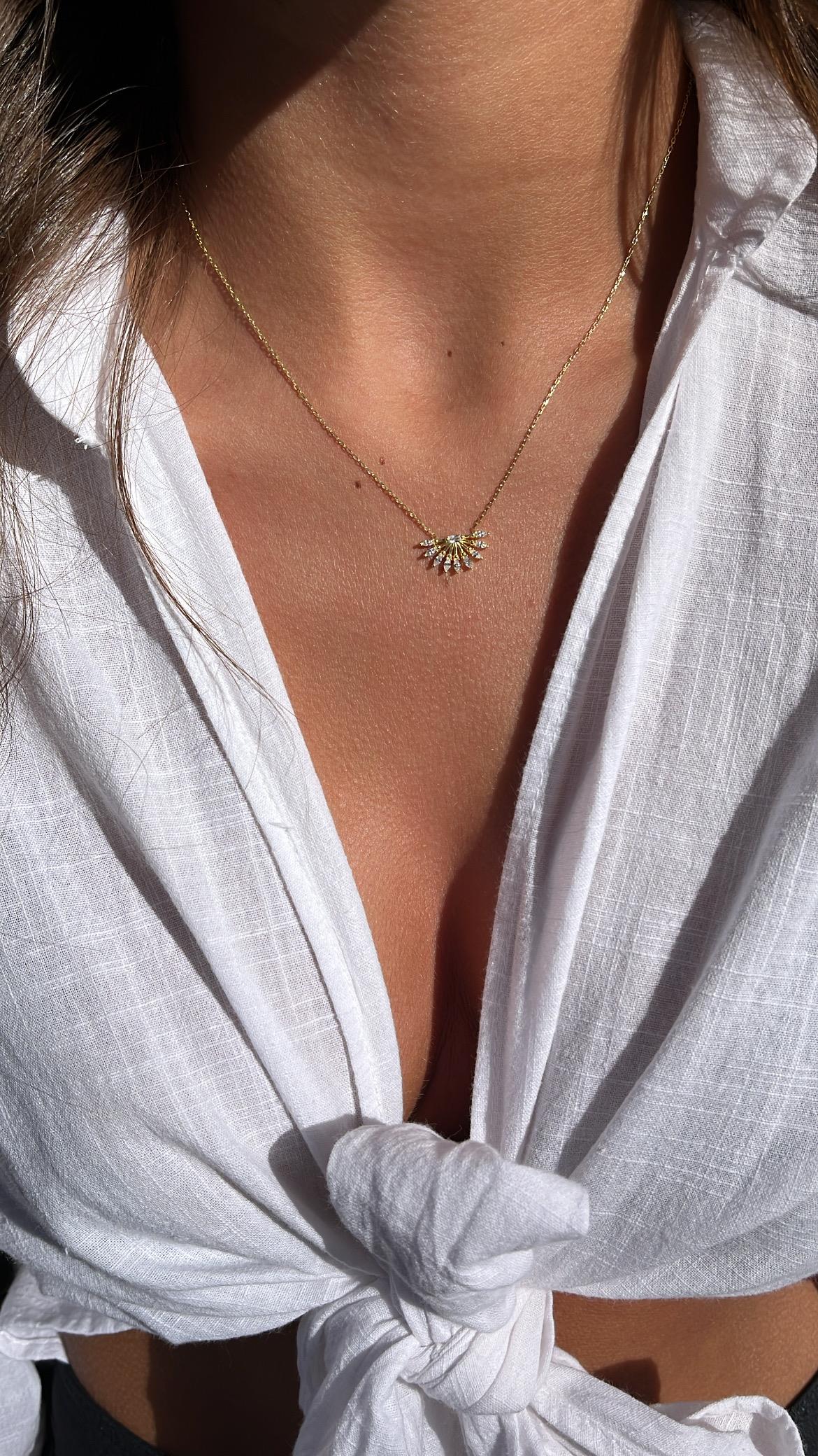 925 silver yelpaze kolye