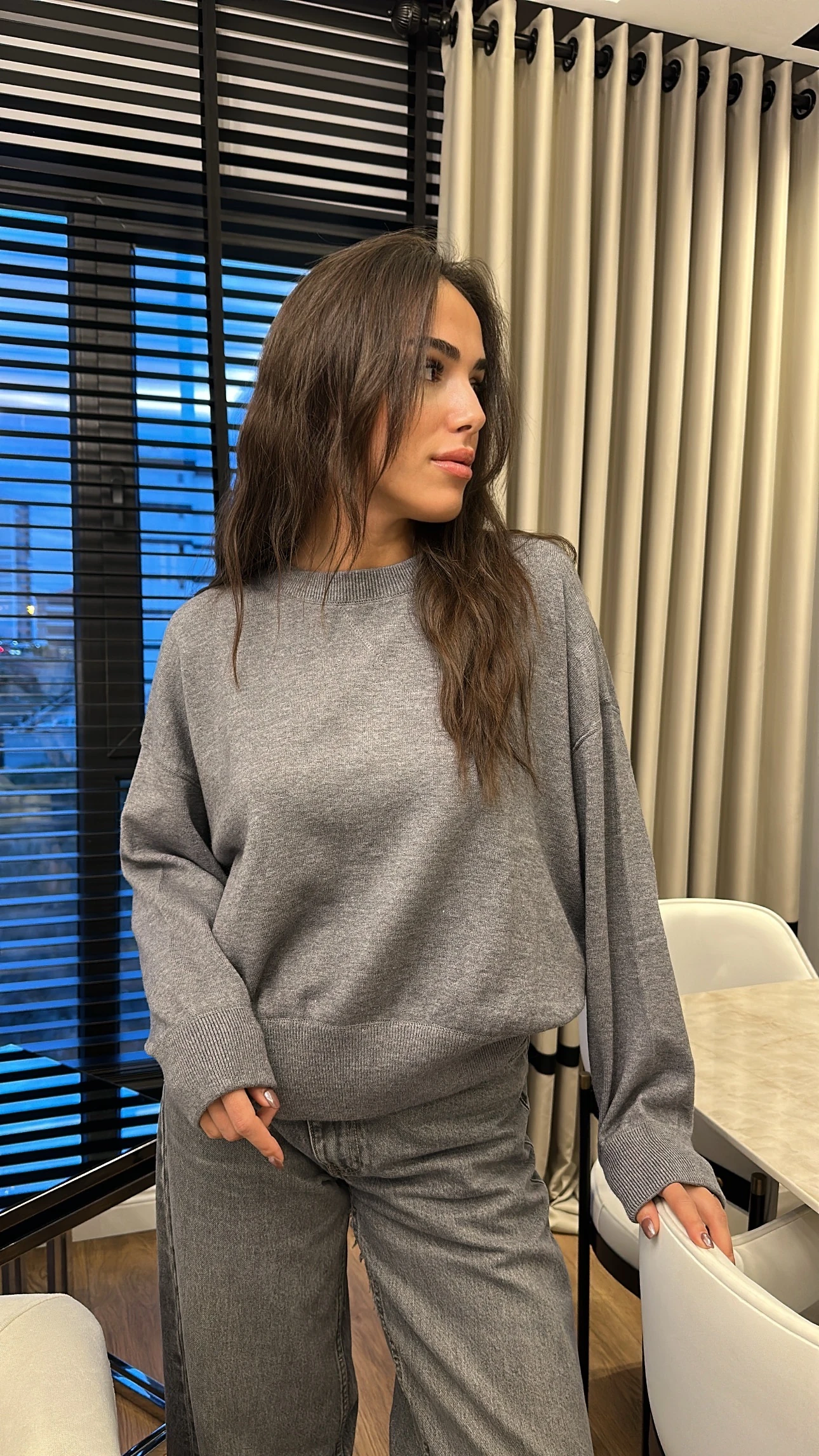 Kaşmir Yumuşak Dokulu Kazak 