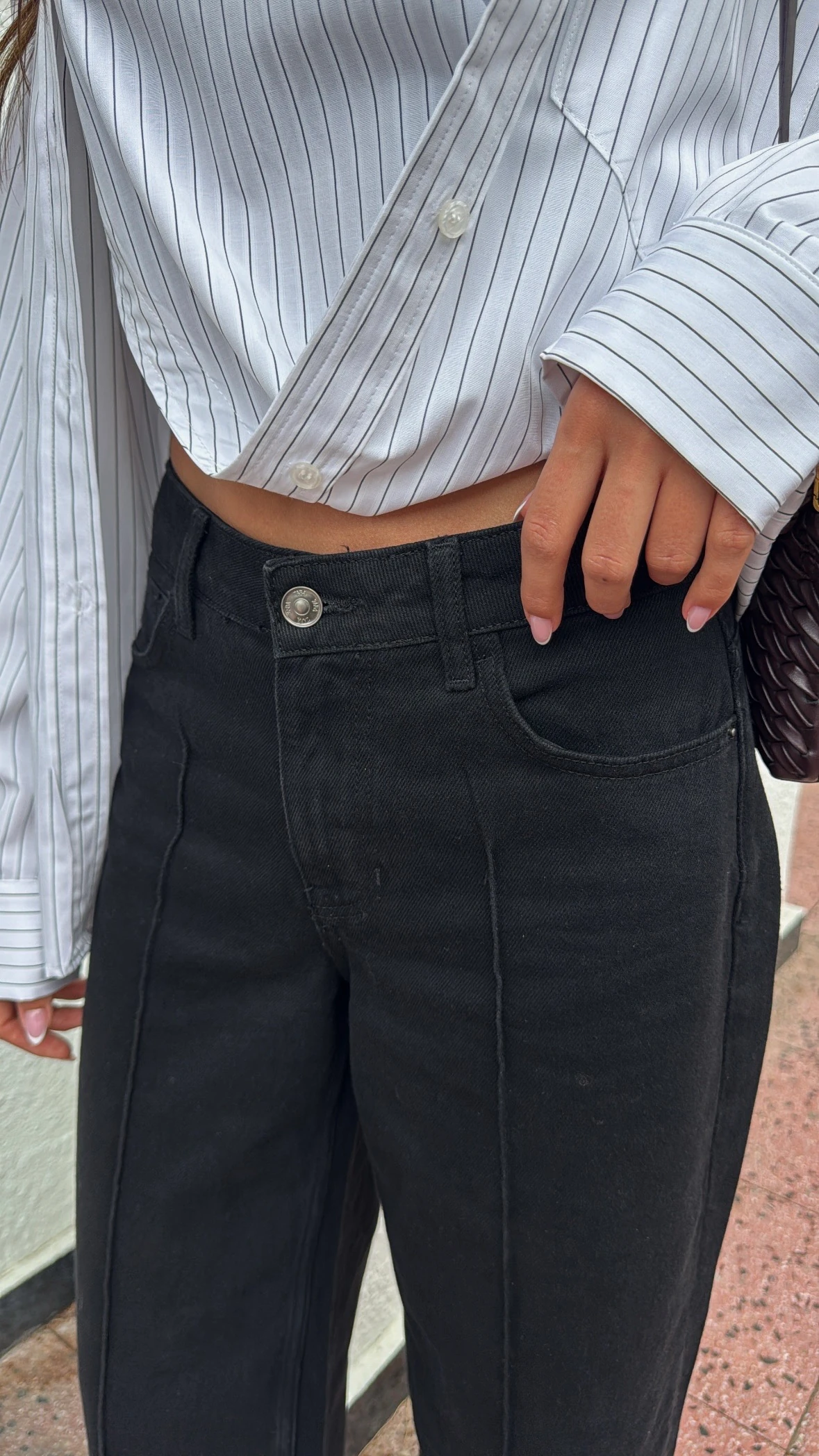 Orj Marka Önden Çizgili Jean