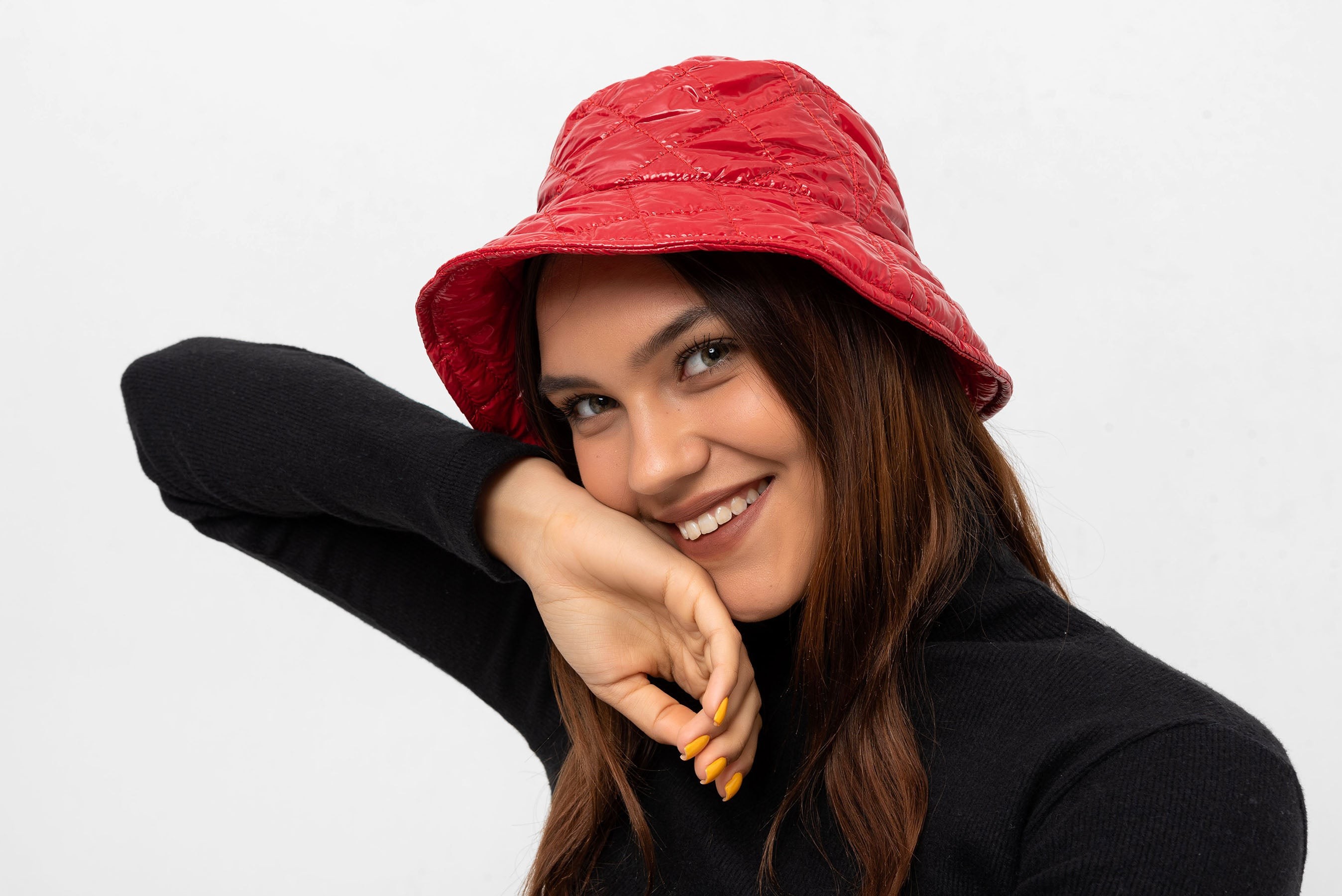Parlak Bucket Şapka
