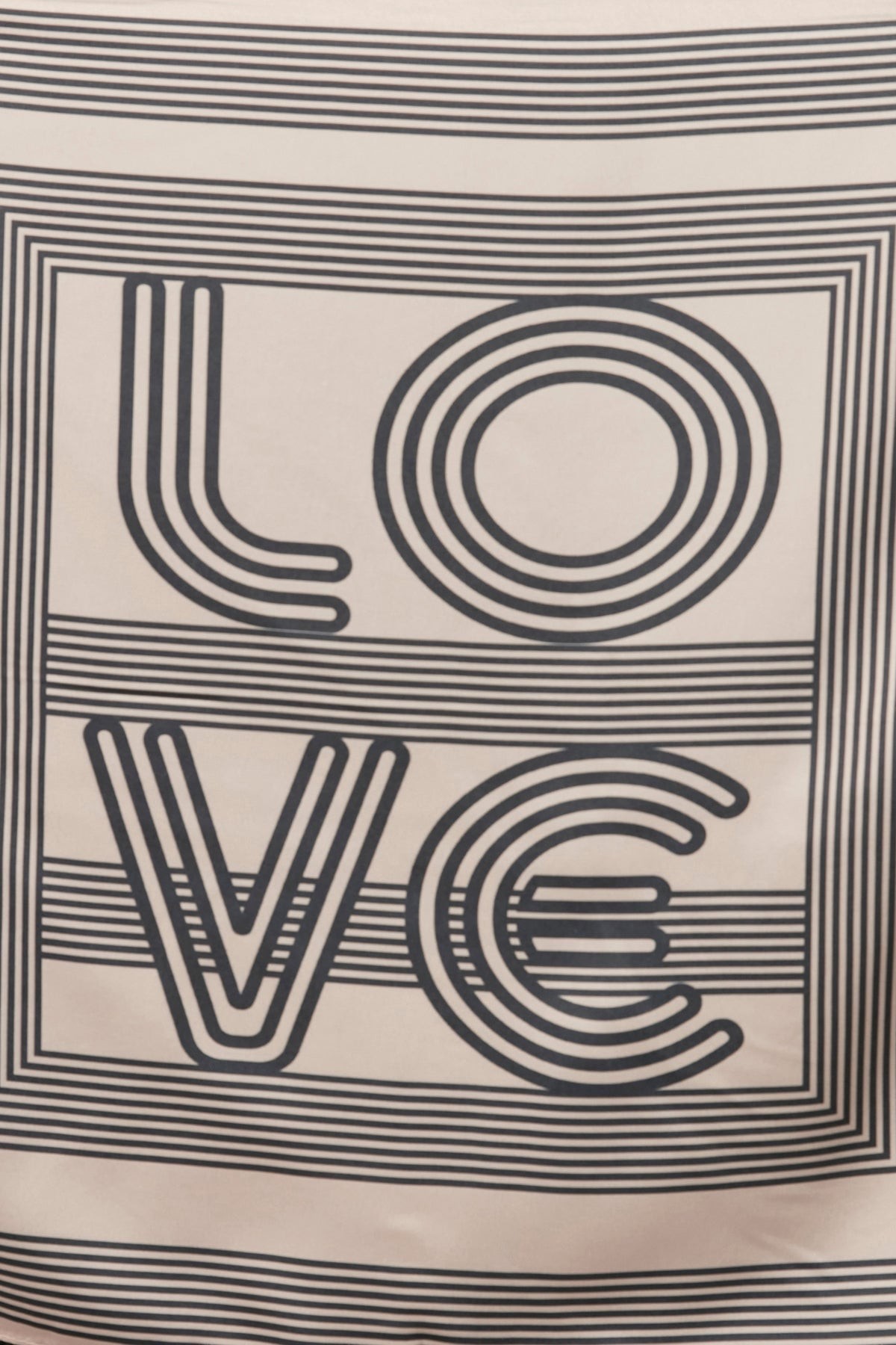 Love Yazılı Pudra Fular
