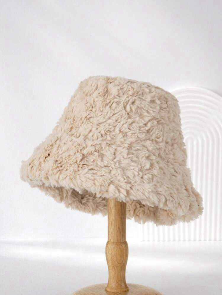 Peluş Bucket Şapka