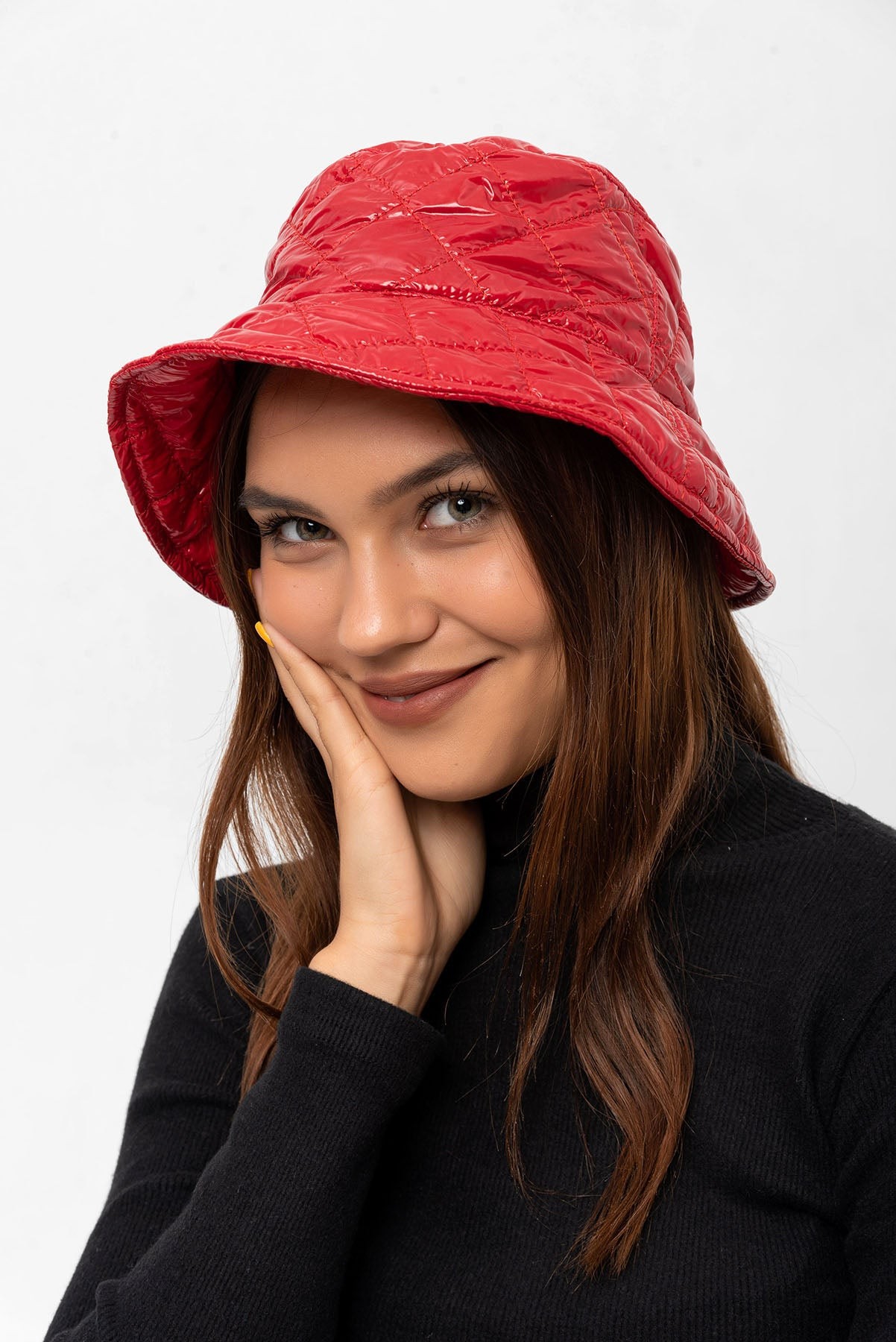 Parlak Bucket Şapka