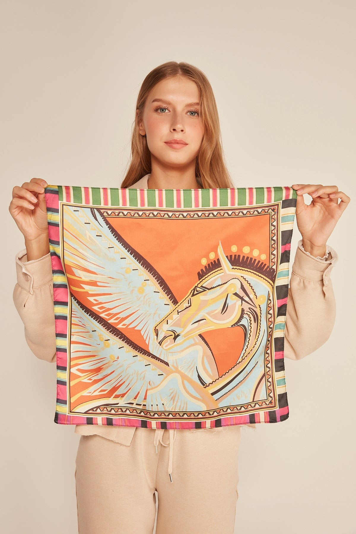Unicorn Desenli Fular