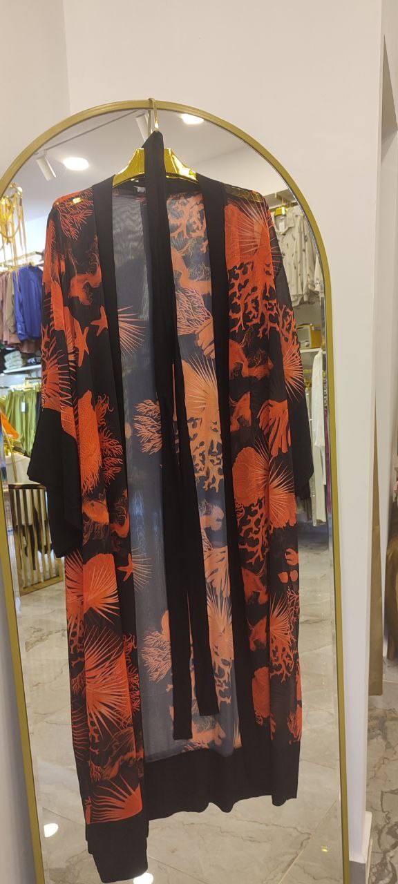 Mely Desenli Kimono 