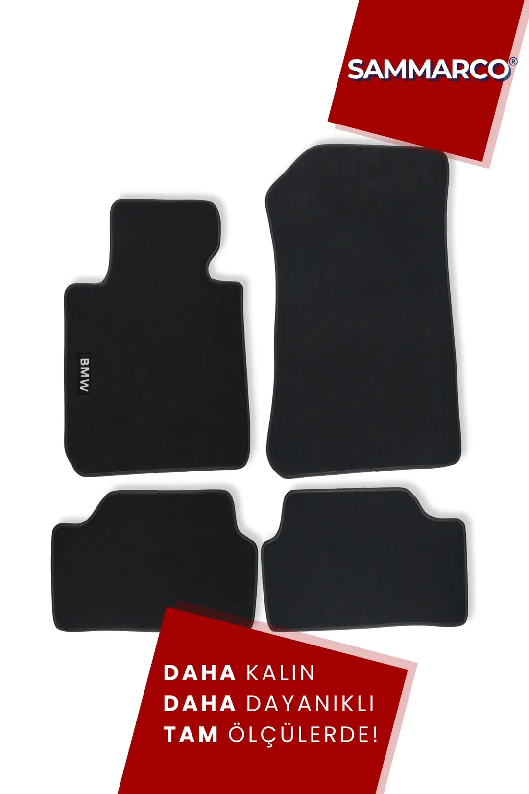 Sammarco Bmw 1 Serisi E87 2007-2013 Velur Halı Paspas