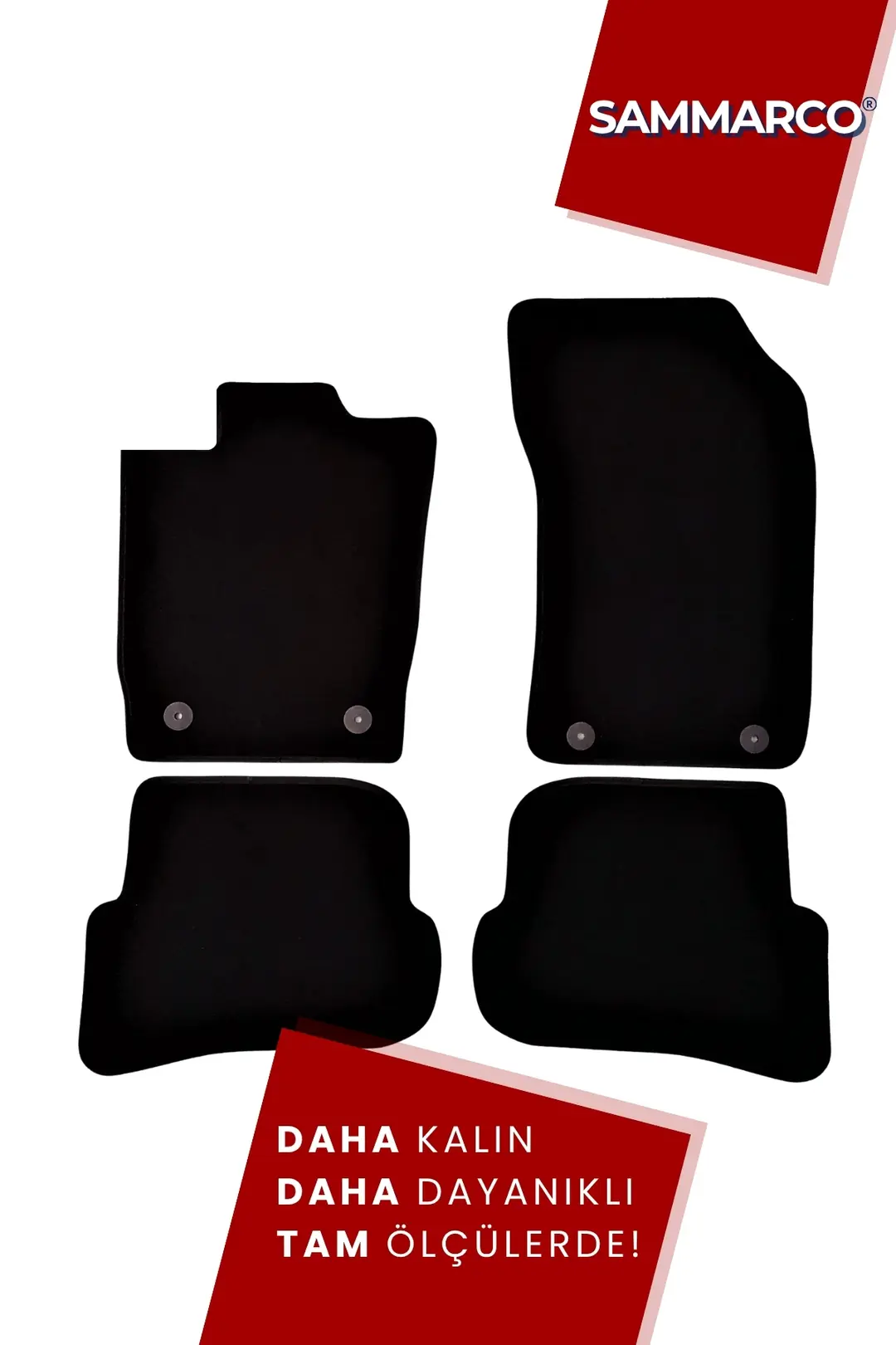 Sammarco Audi A1 2010-2018 Velur Halı Paspas
