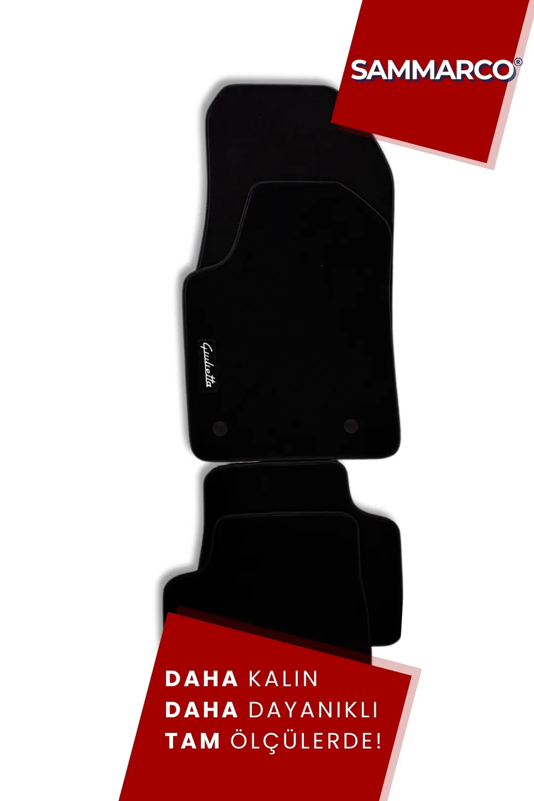 Sammarco Alfa Romeo Giulietta 2010 Sonrası Velur Halı Paspas
