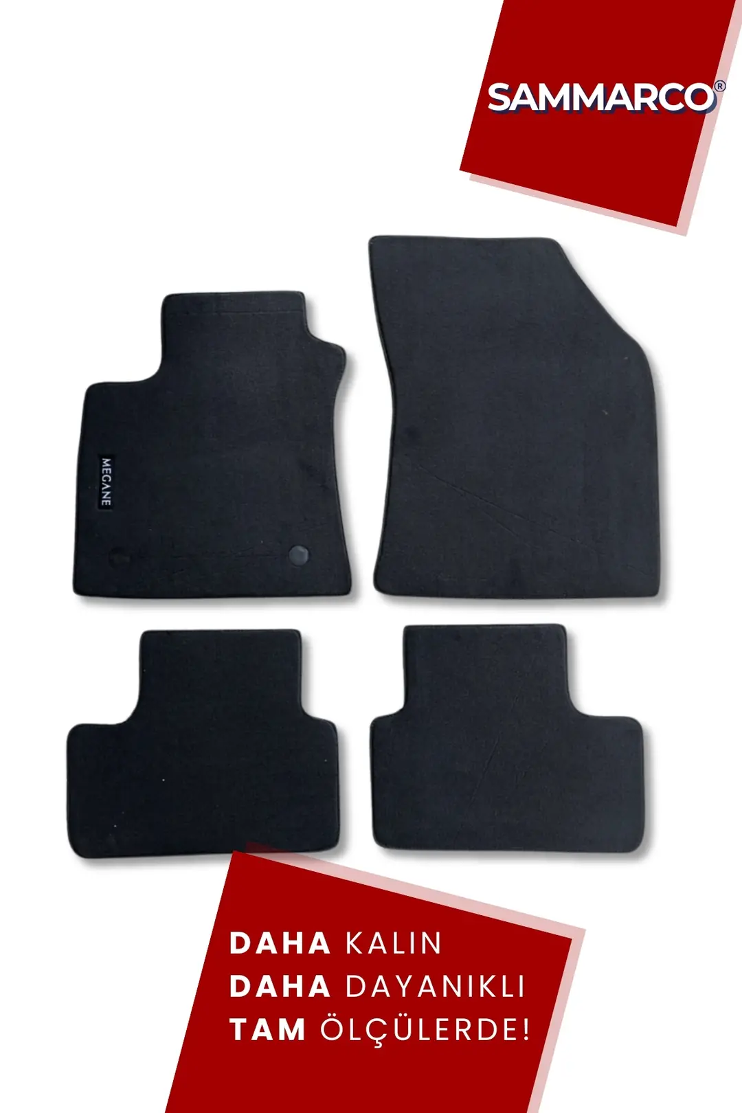 Sammarco Renault Megane E-Tech Velur Halı Paspas