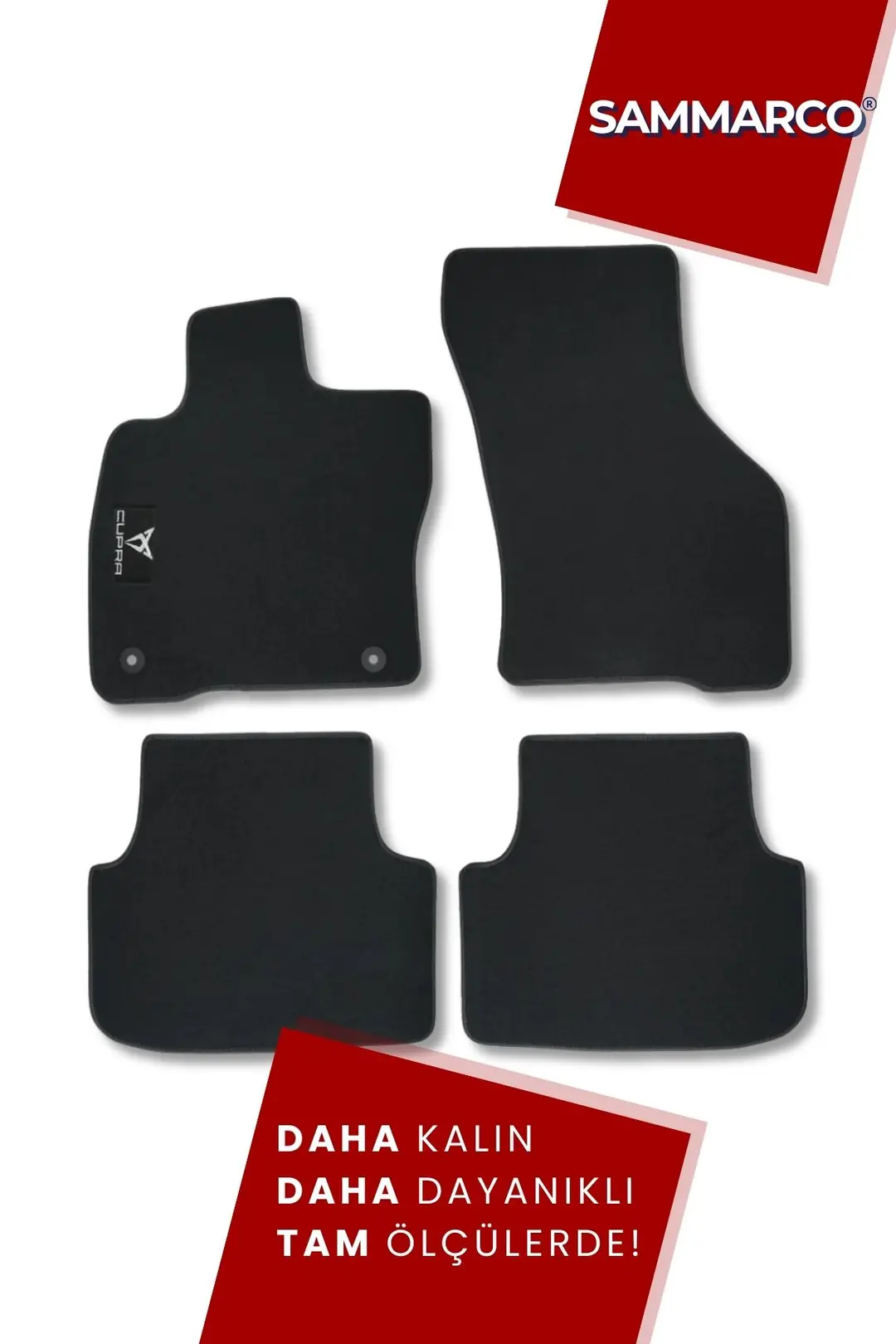 Sammarco Cupra Formentor 2020 Sonrası Velur Halı Paspas