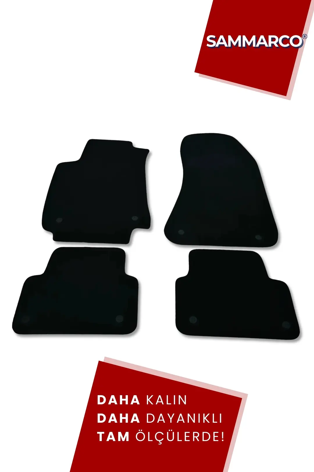 Sammarco Alfa Romeo 159 2006-2011 Velur Halı Paspas