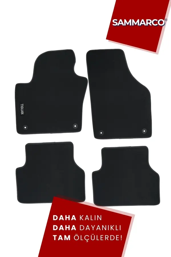 Sammarco Volkswagen Tiguan 2024 Sonrası Velur Halı Paspas