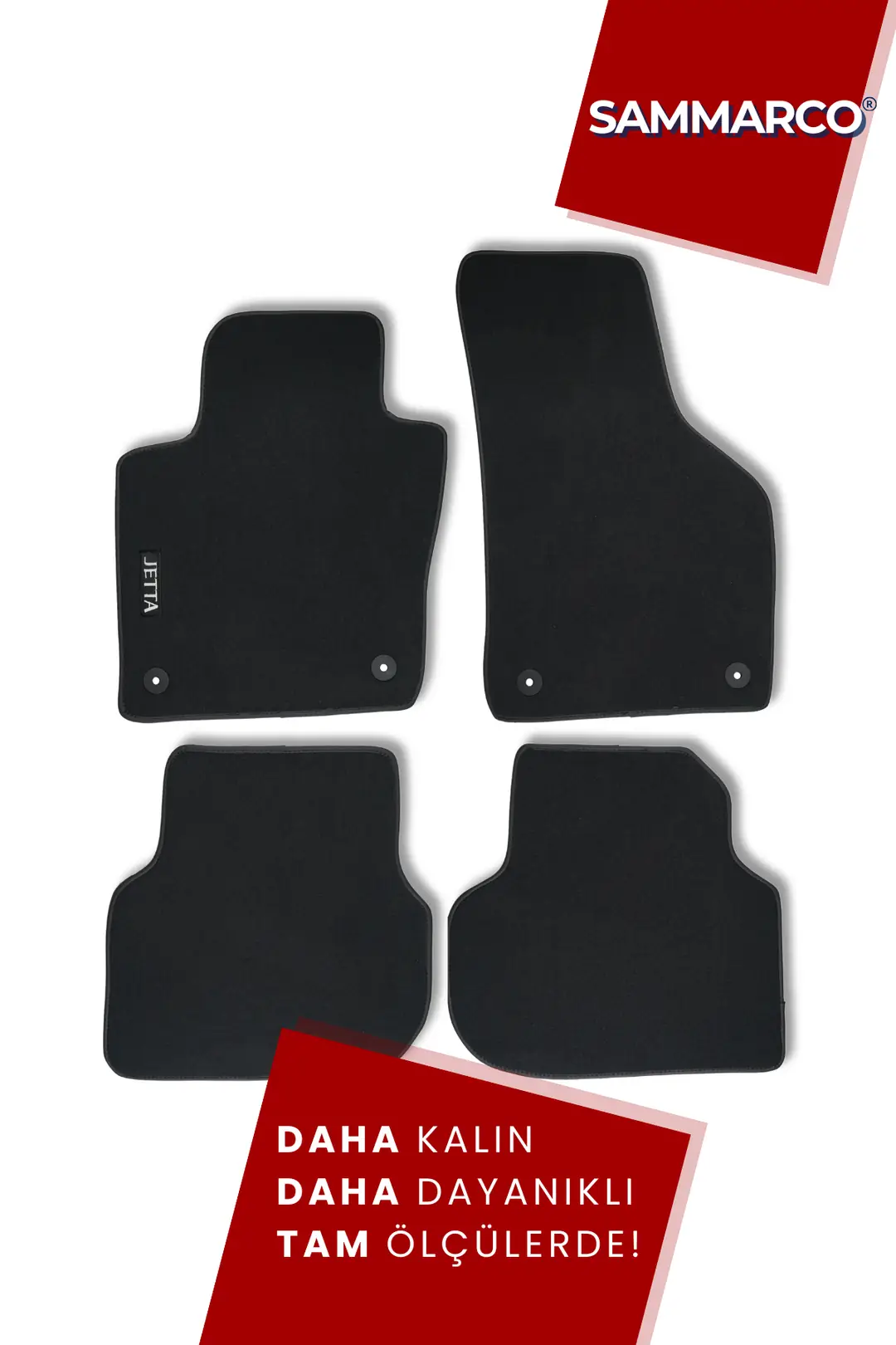 Sammarco Volkswagen Jetta 2011 Sonrası Velur Halı Paspas