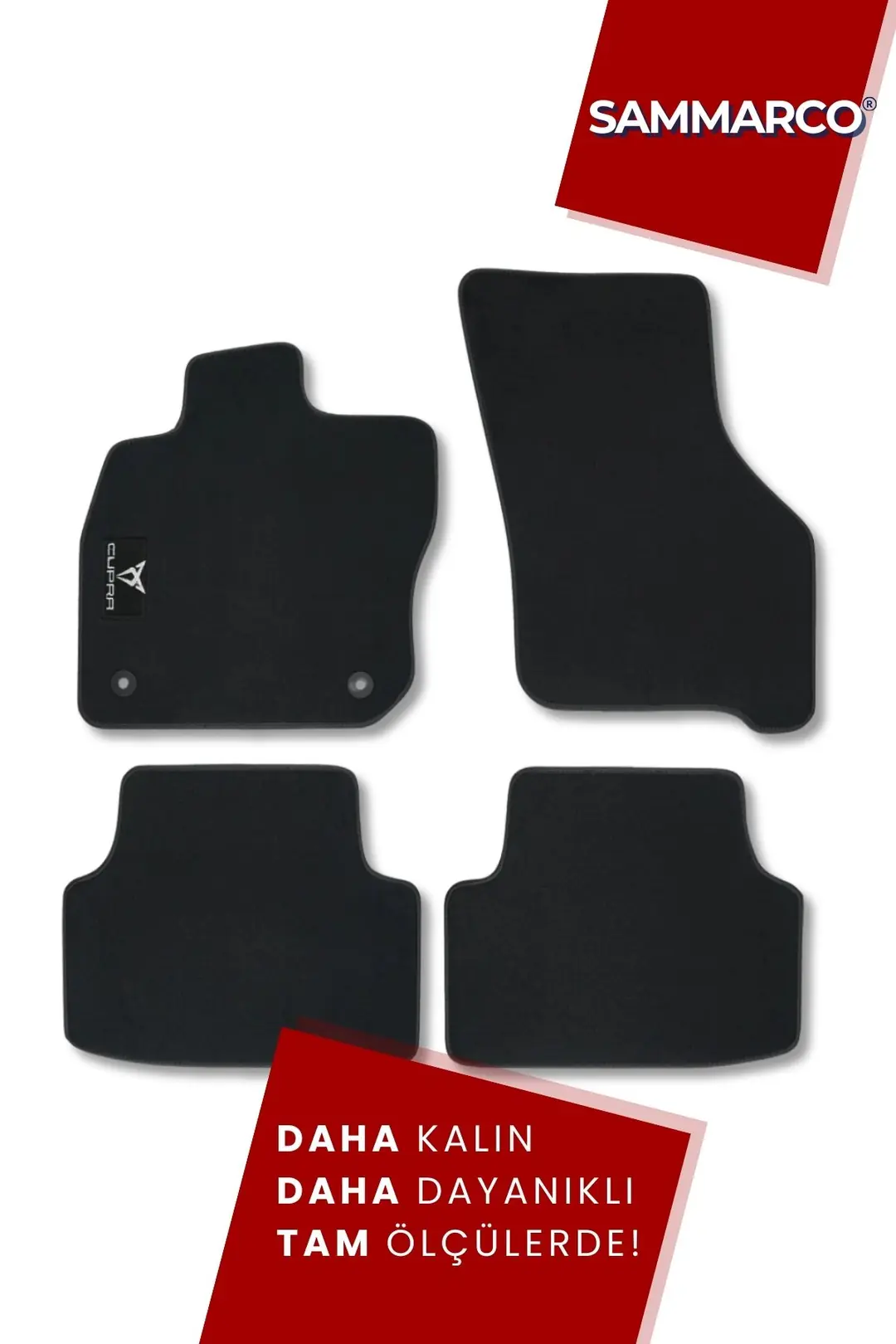 Sammarco Cupra Leon 2020 Sonrası Velur Halı Paspas