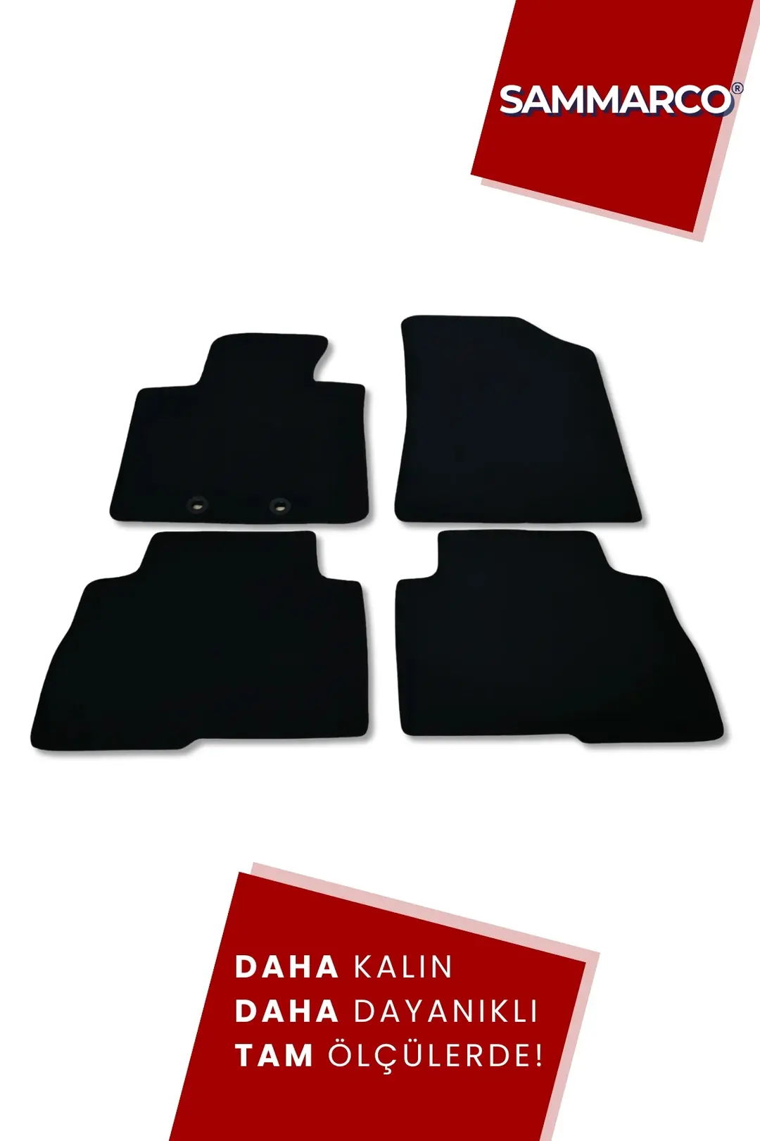 Sammarco Kia Sorento HYBRID 2021 Sonrası Velur Halı Paspas