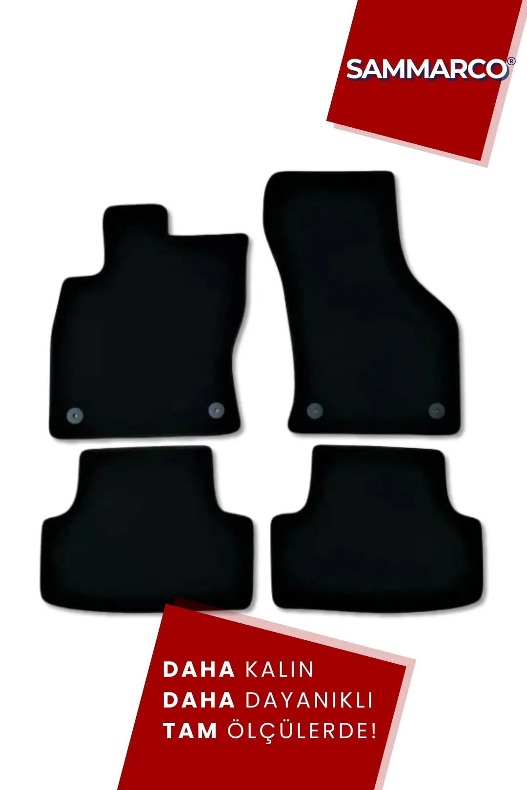 Sammarco Volkswagen Golf 7 2013-2020 Velur Halı Paspas