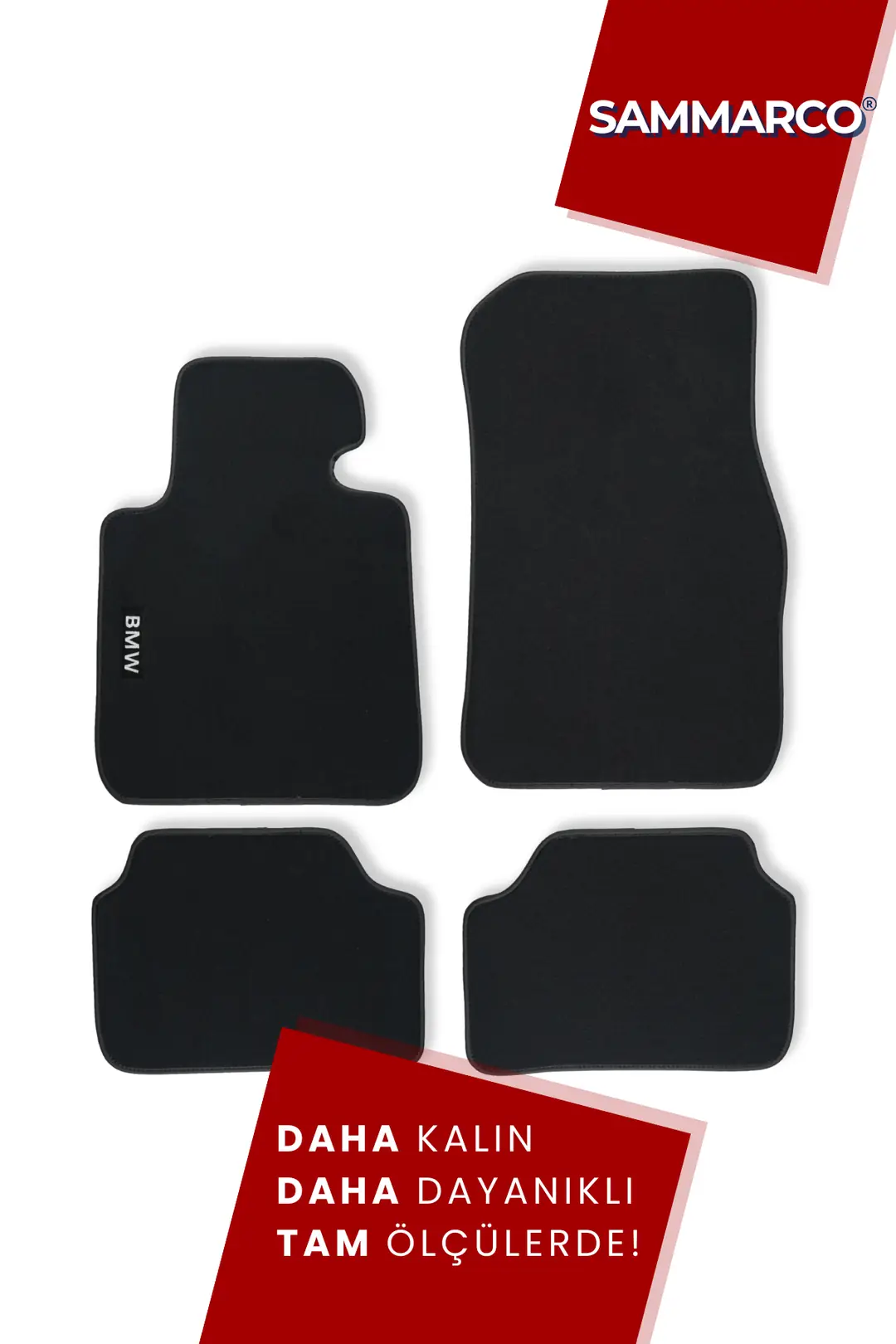 Sammarco Bmw 1 Serisi F20 2012-2018 Velur Halı Paspas