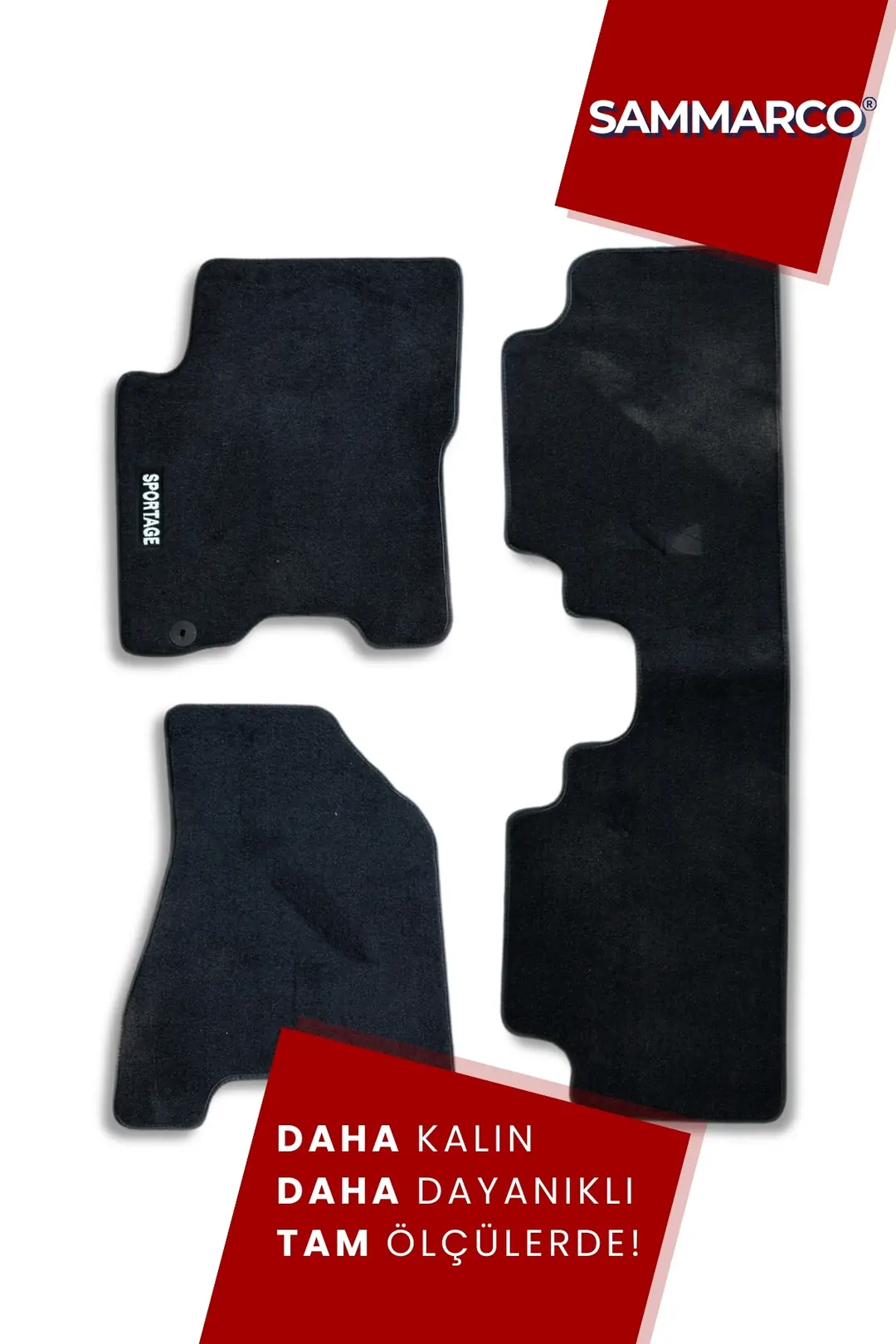 Sammarco Kia Sportage 2004-2010 Velur Halı Paspas