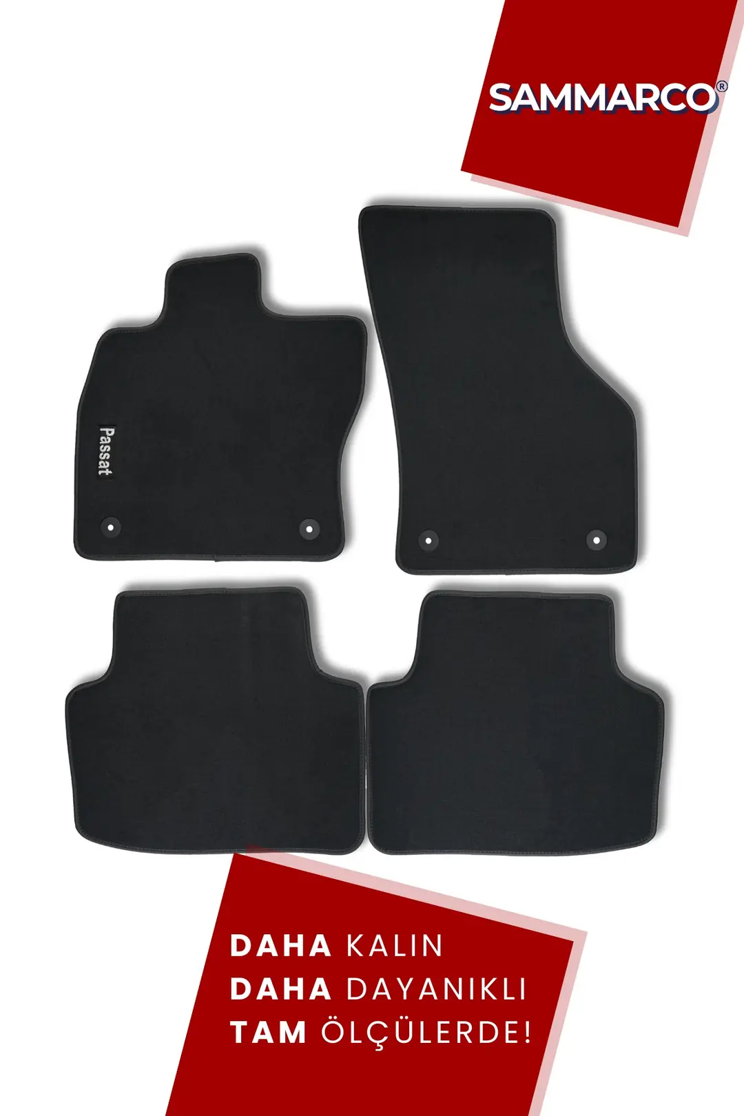 Sammarco Volkswagen Passat B9 2023 Sonrası Velur Halı Paspas