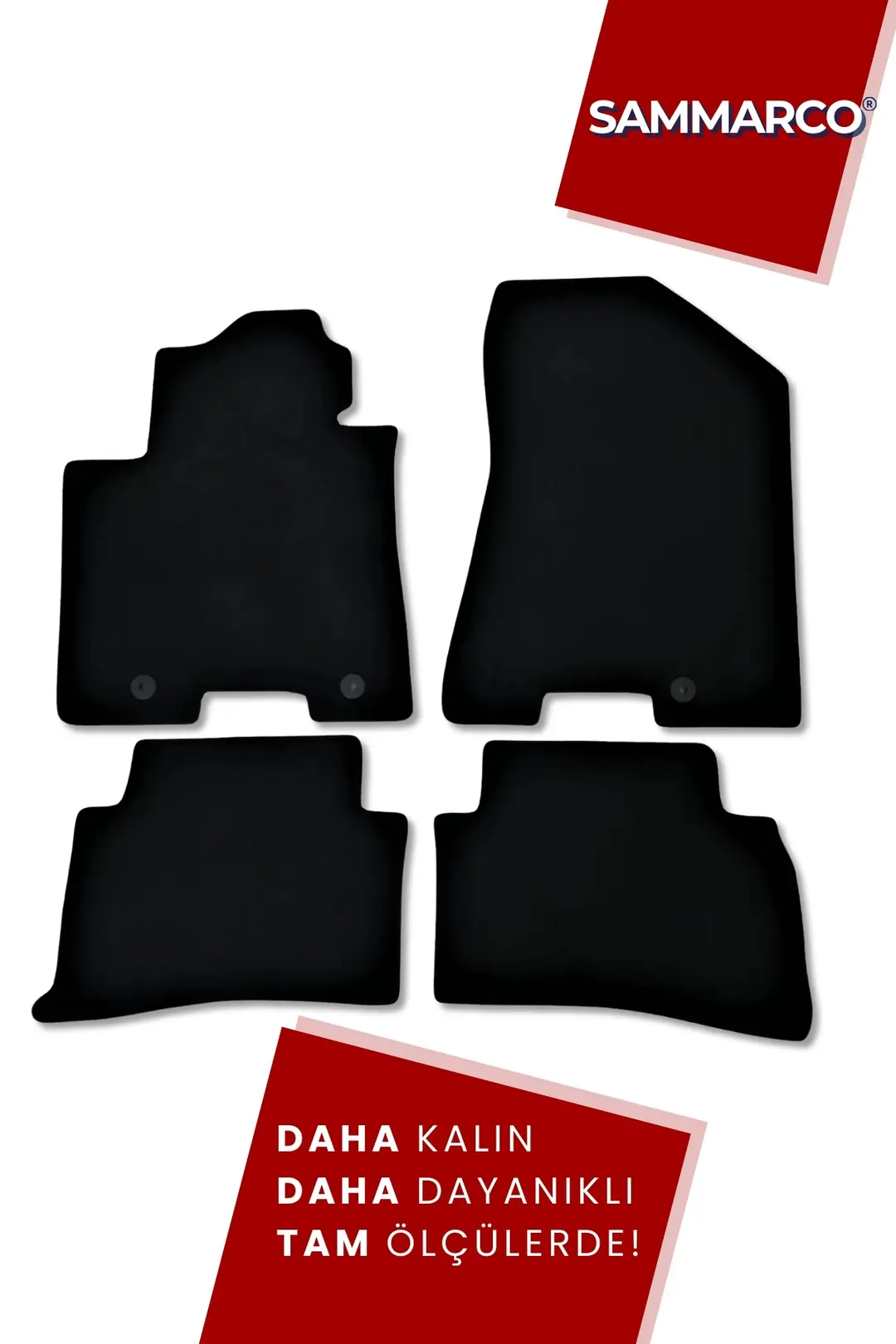 Sammarco Kia Sportage 2015-2021 Velur Halı Paspas