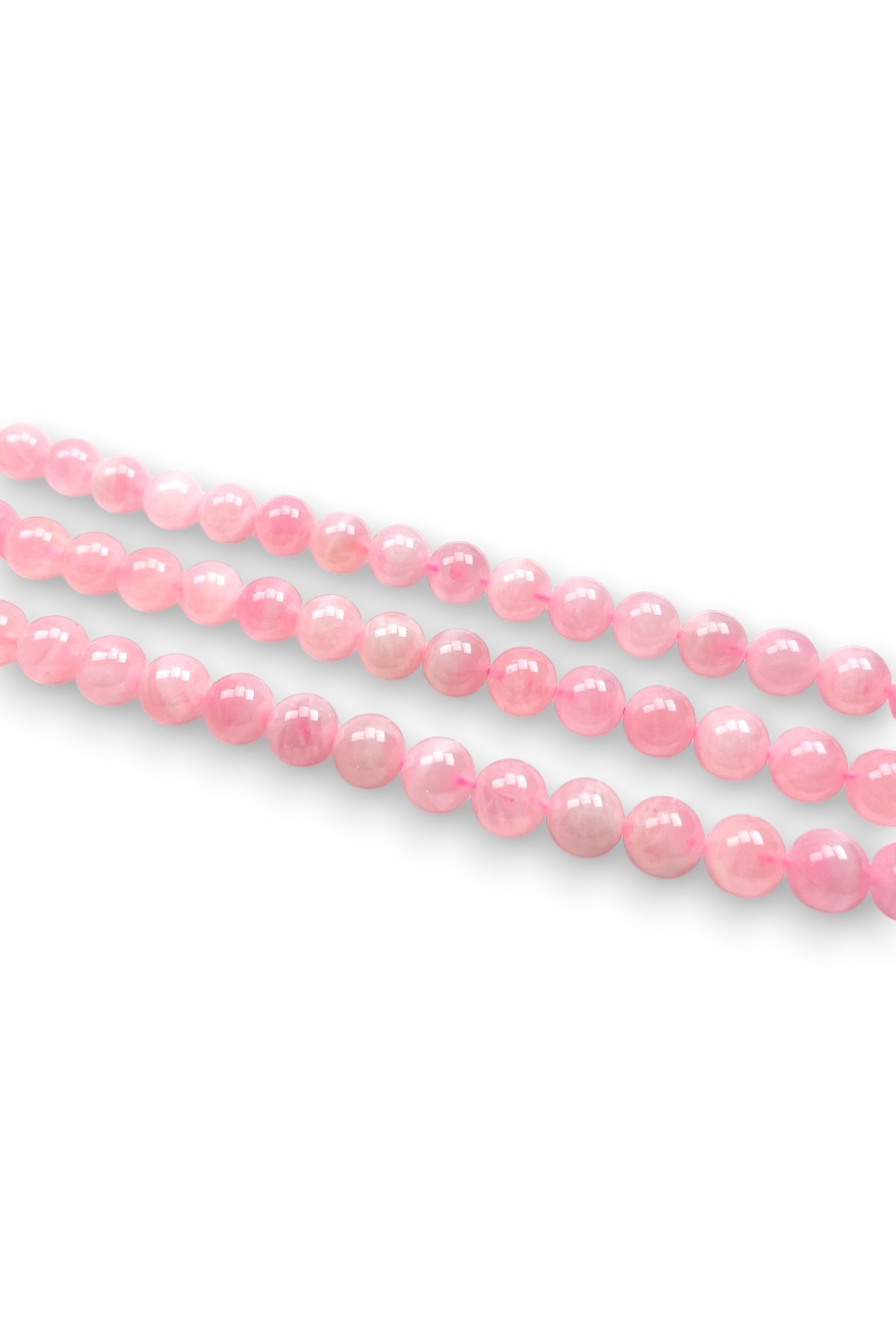 10MM MADAGASKAR PEMBE KUVARS DİZİ