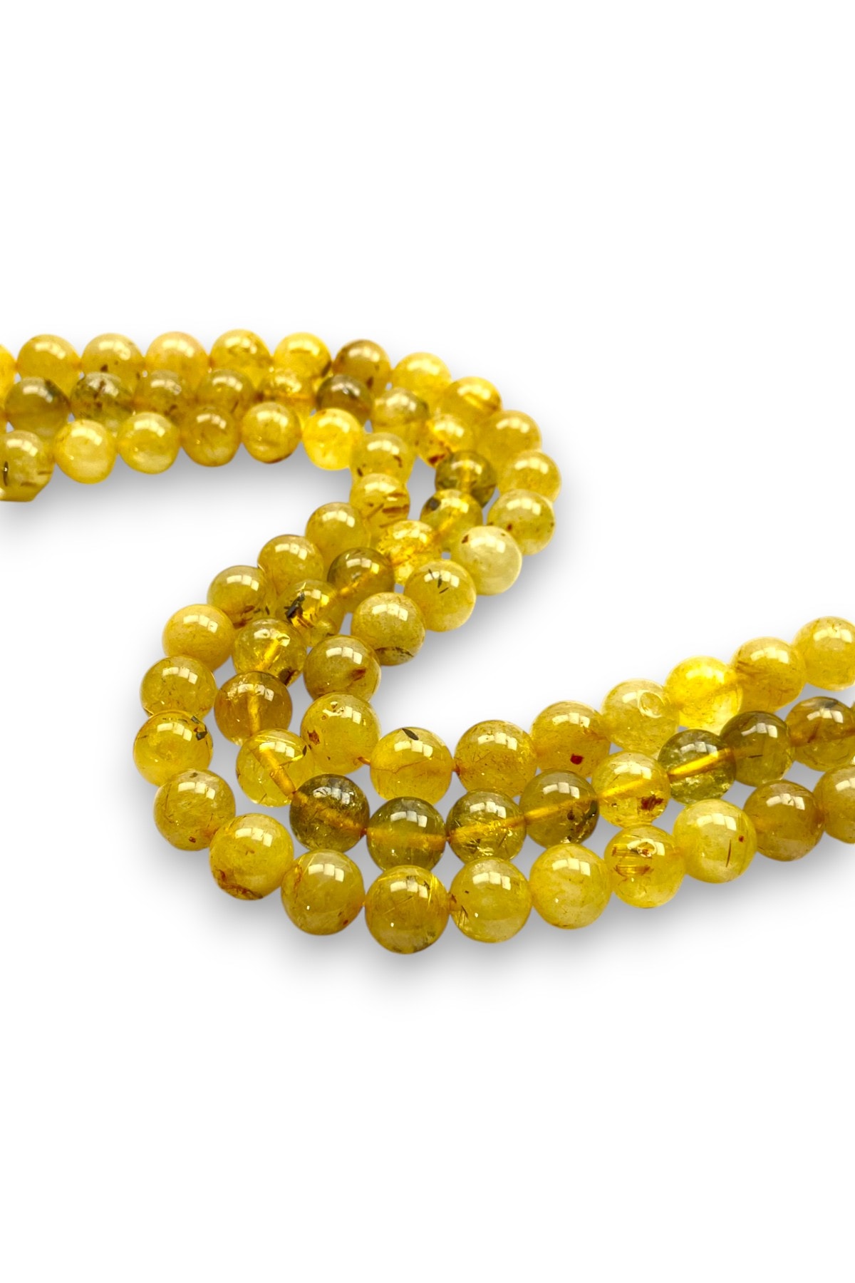 10MM GOLD RUTİLLİ KUVARS DİZİ