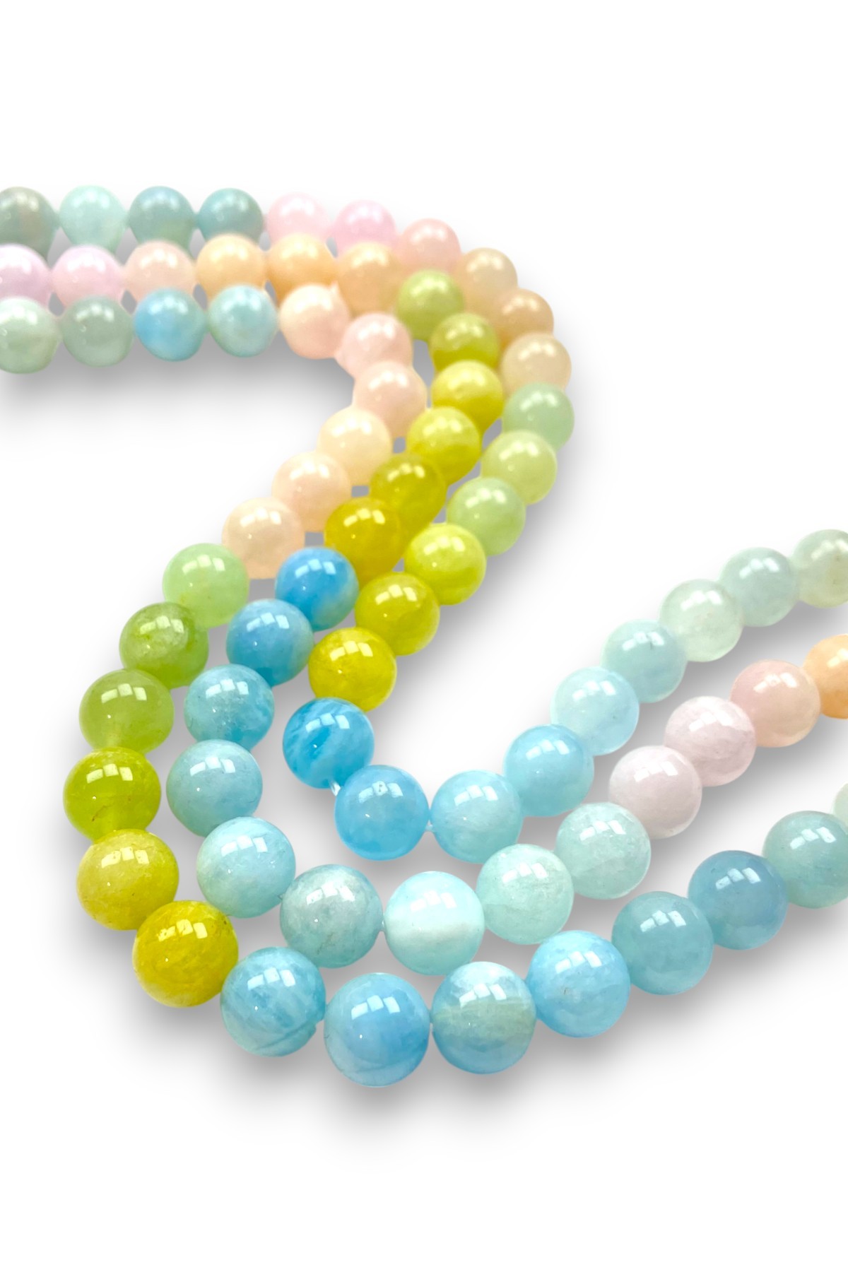 8MM RAİNBOW MORGANİT DİZİ