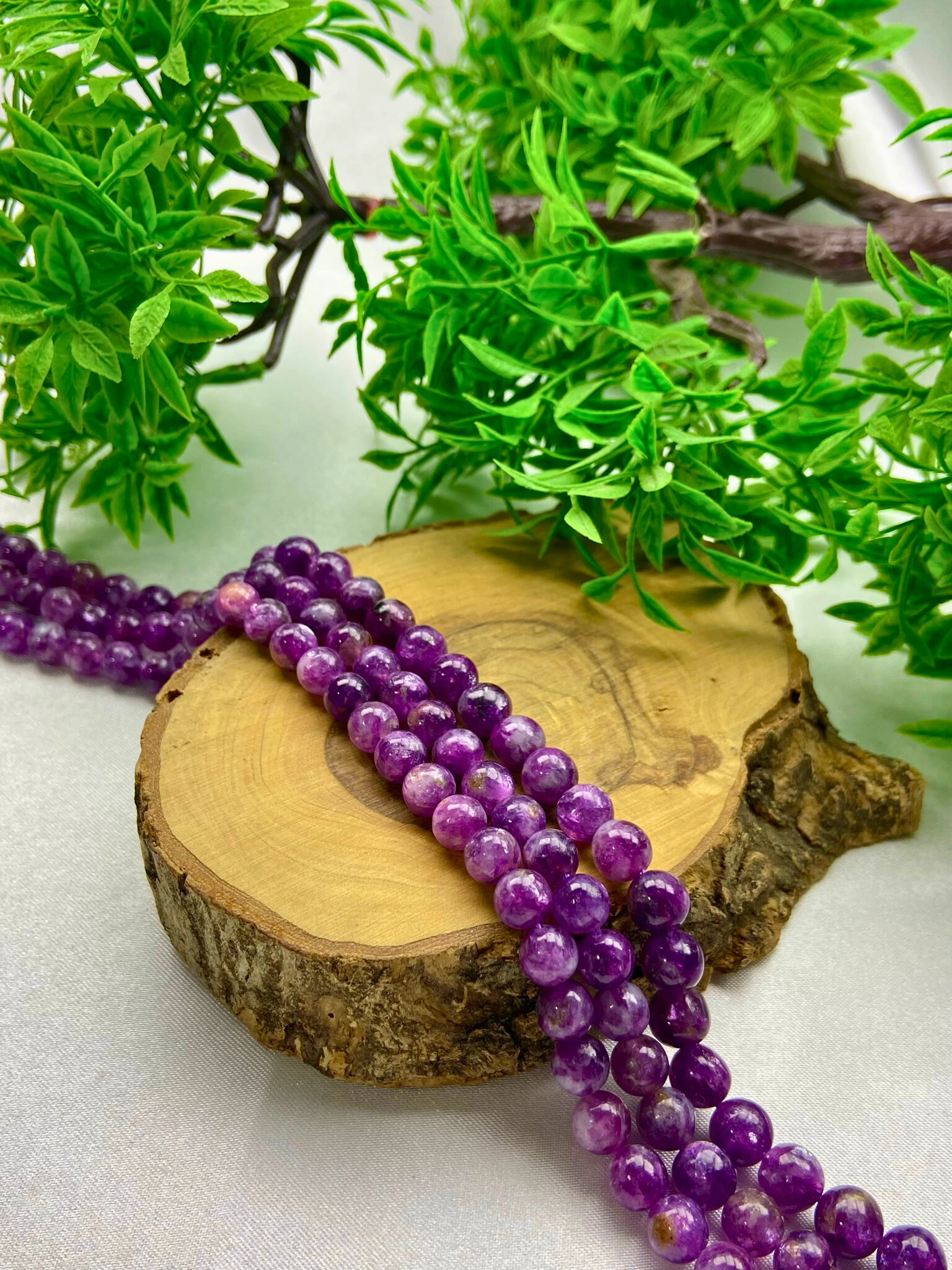 AA+ 6MM LEPİDOLİT DİZİ